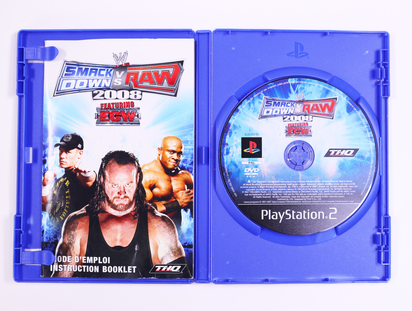 PlayStation 2 - WWE SmackDown vs. Raw 2008 - productfoto 3