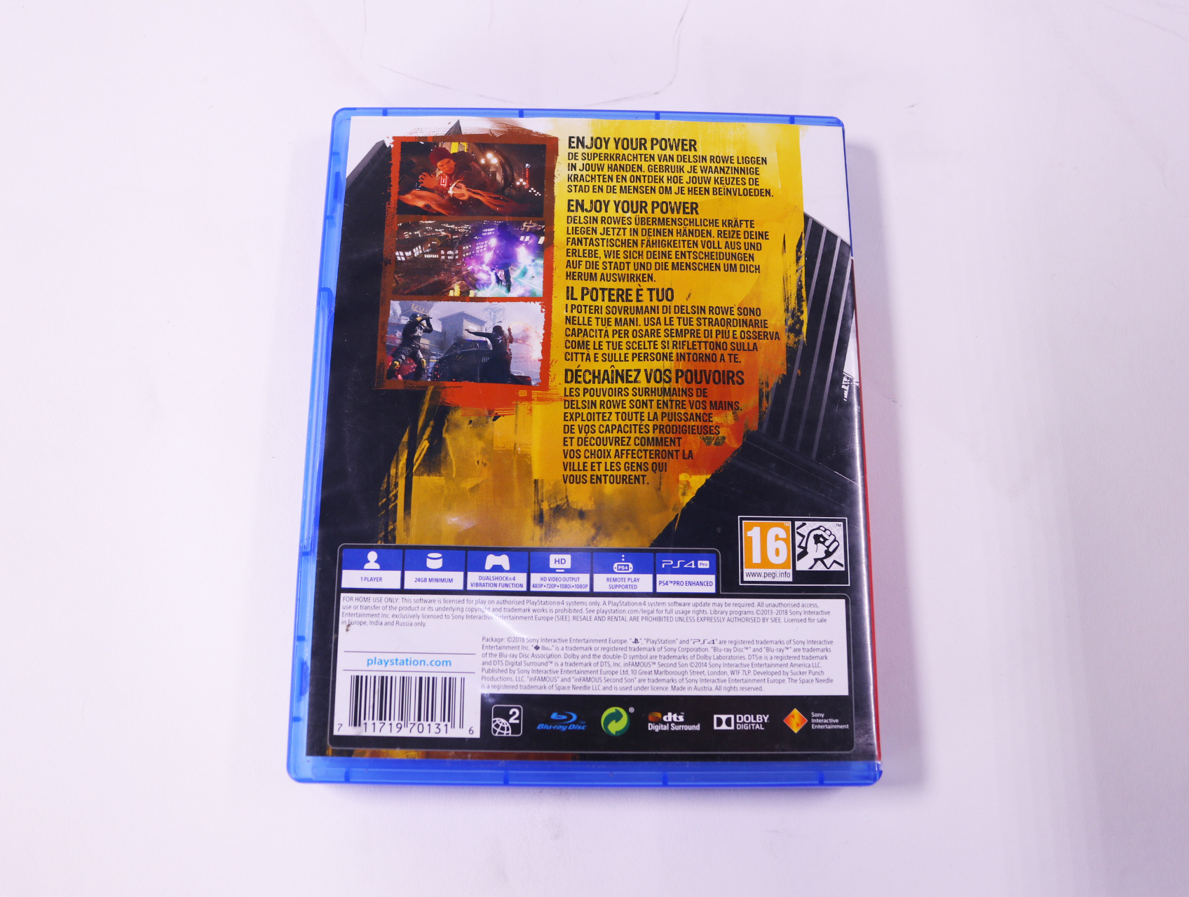 PlayStation 4 - Second Son [Gebruikt] - Gebruikt - productfoto 2