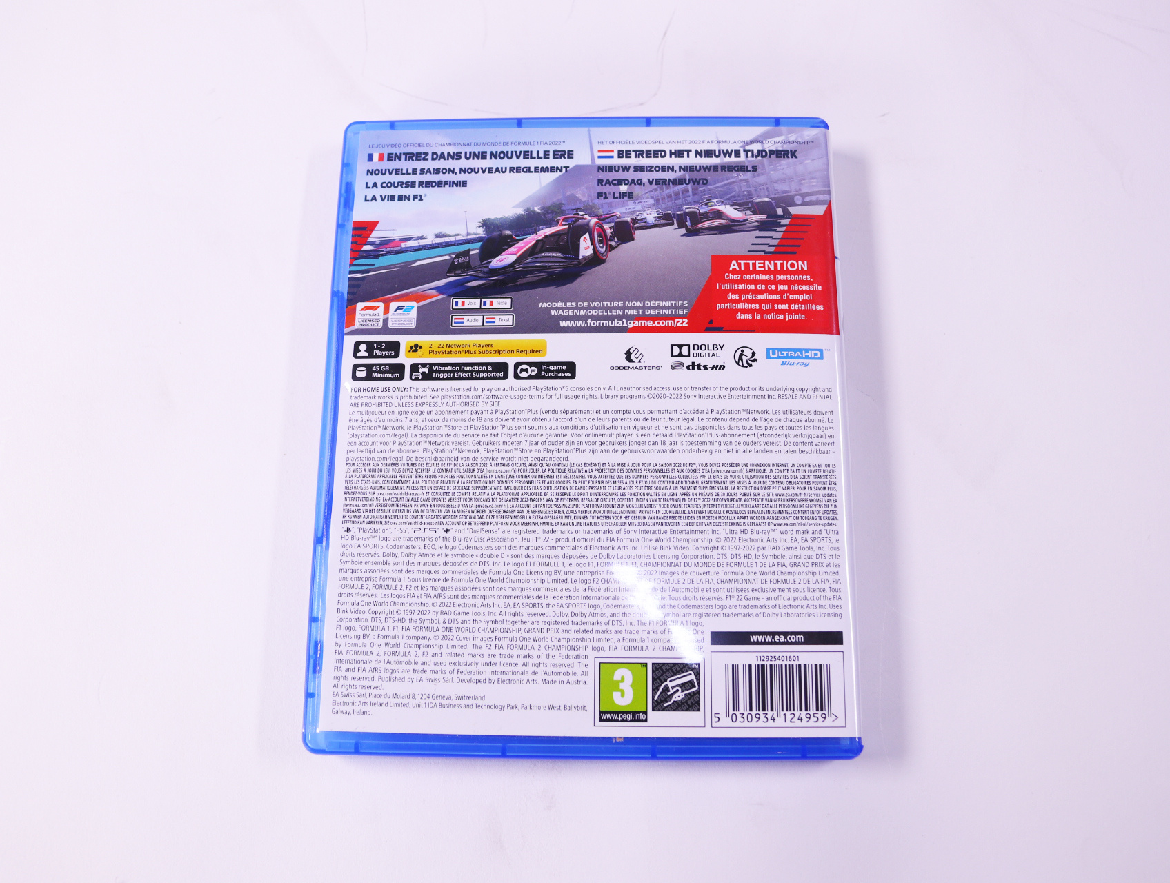 PlayStation 5 - F1 22 [gebruikt] - Gebruikt - productfoto 2