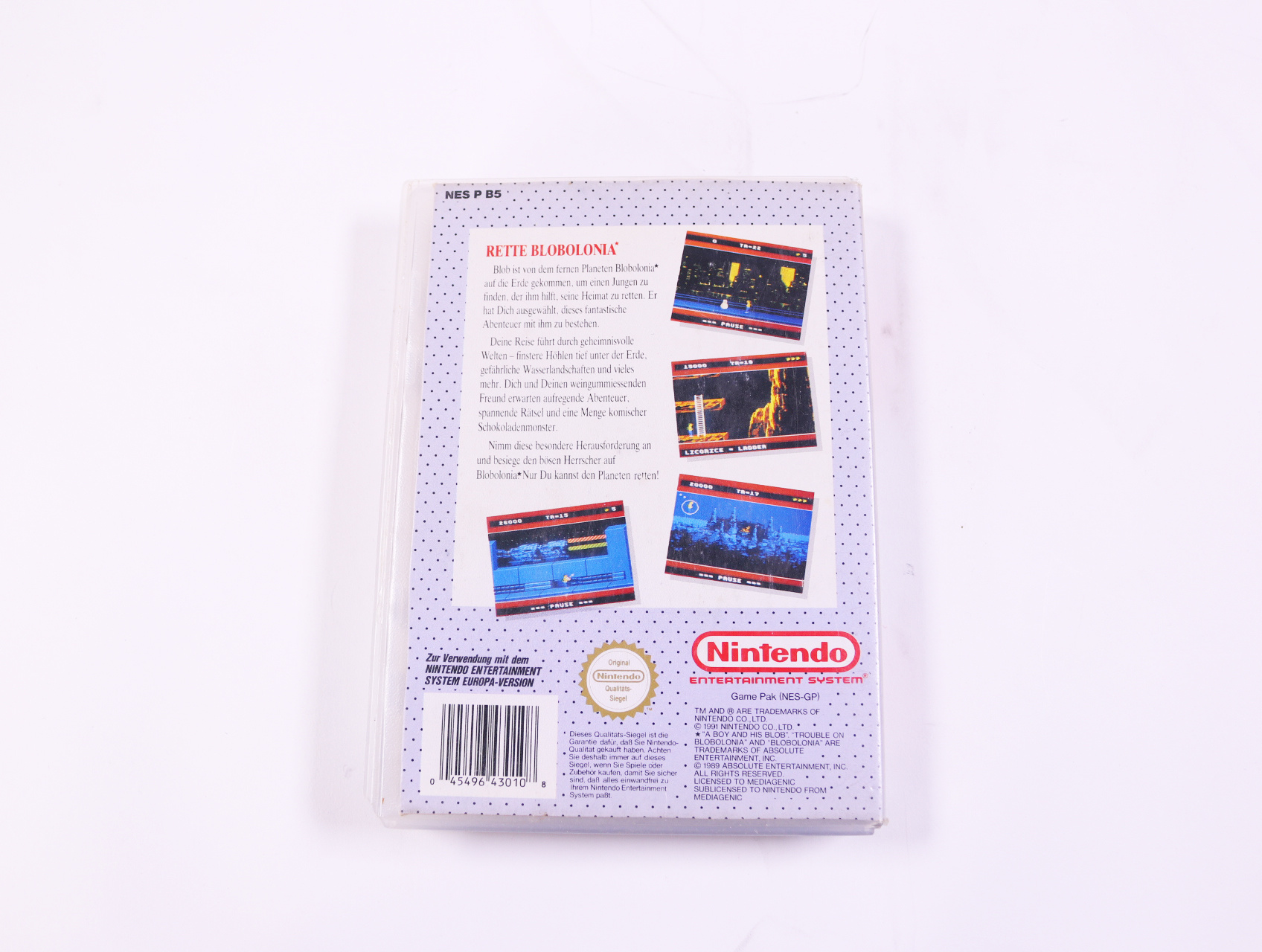 NES - A Boy and His Blob: Trouble on Blobolonia - Rental Boxed - productfoto 2