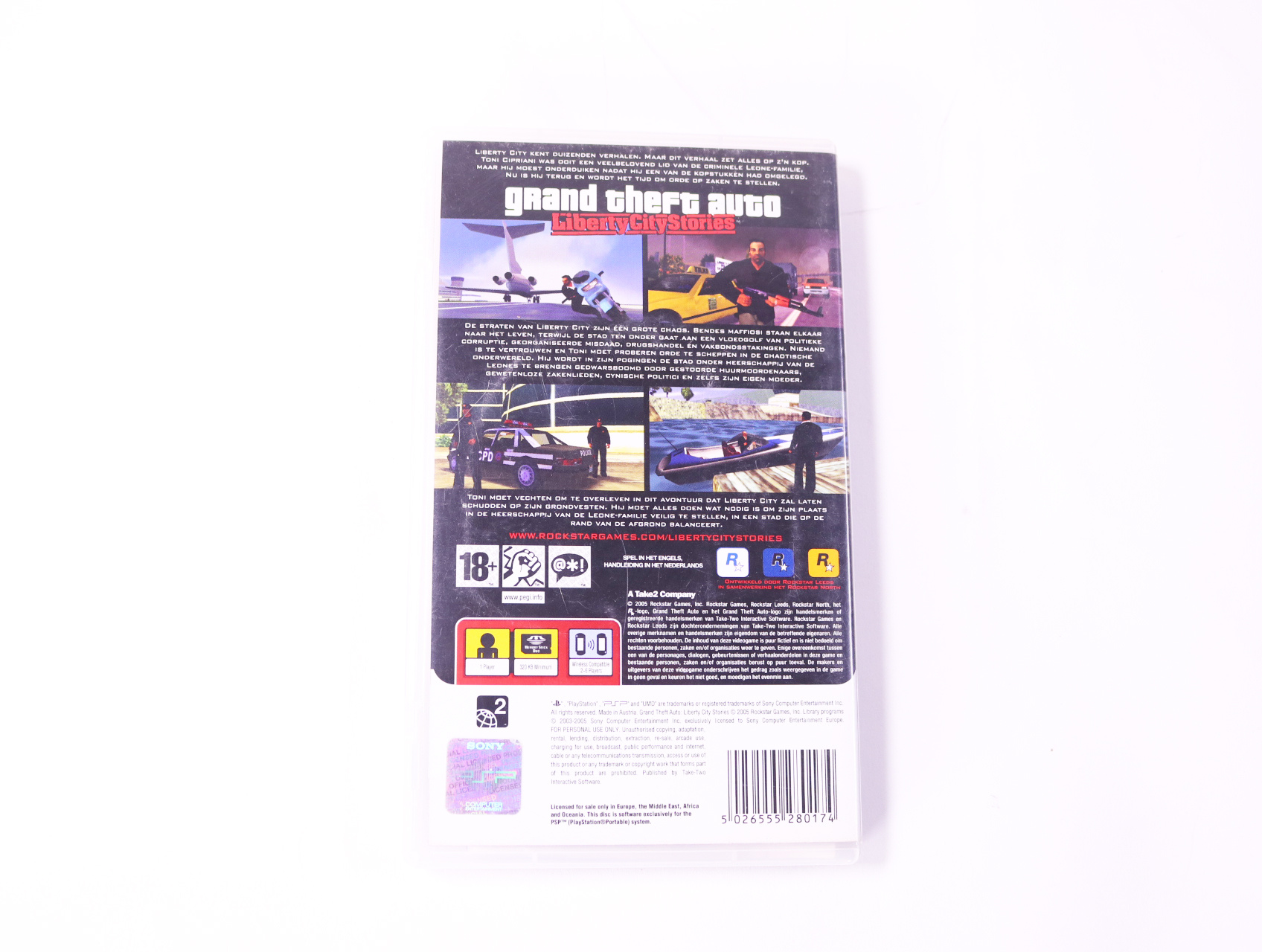 PSP - Grand Theft Auto: Liberty City Stories - productfoto 2