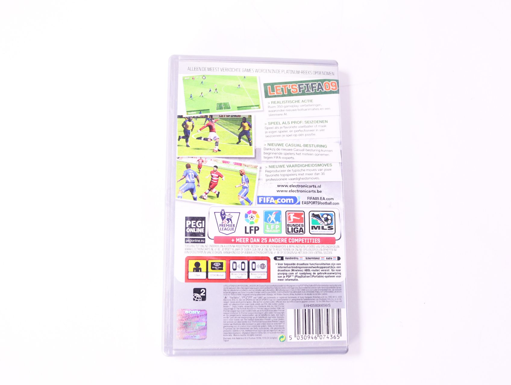 PSP - FIFA 09 [Platinum] [No Manual] - productfoto 2