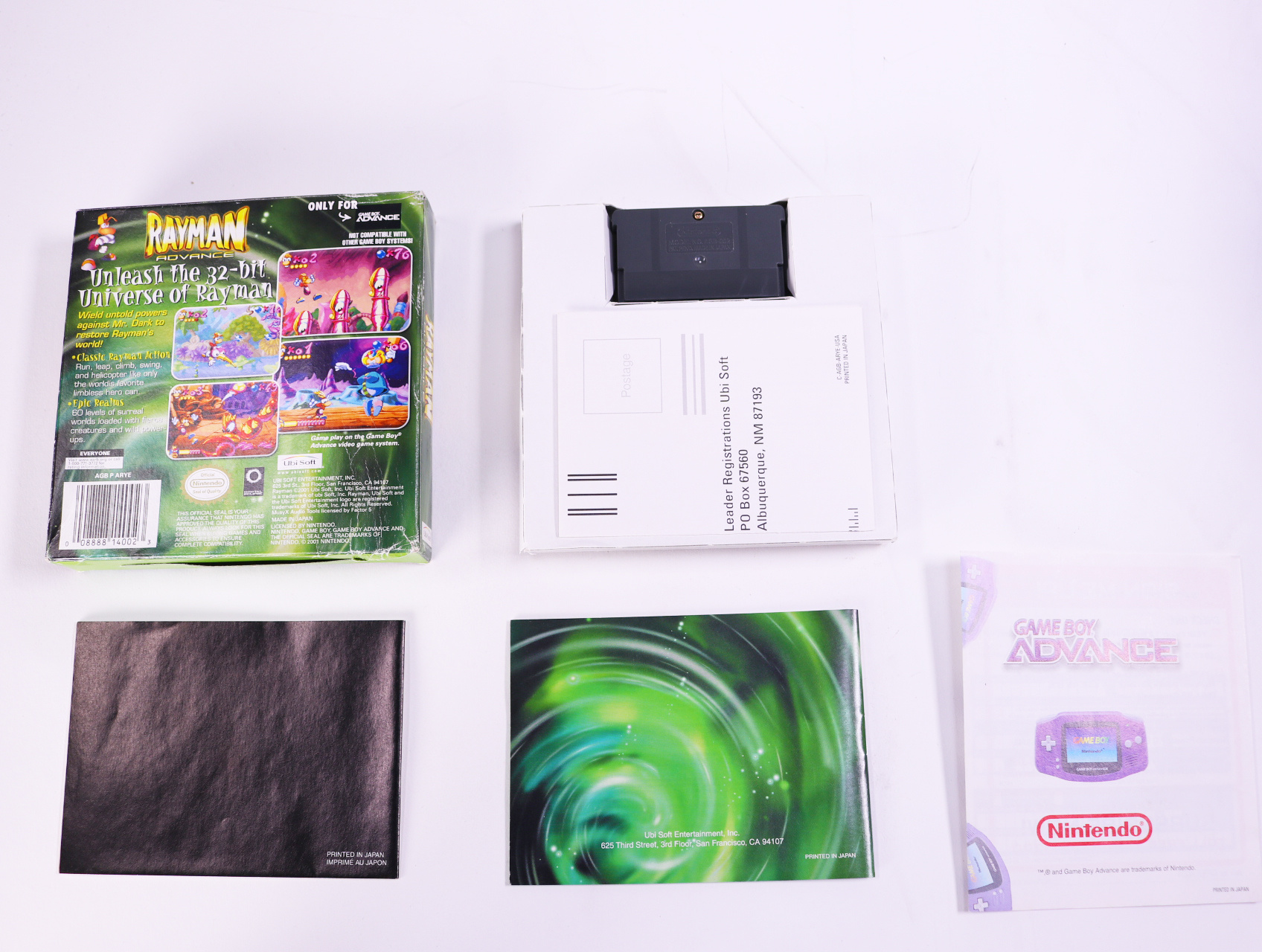 Game Boy Advance - Rayman Advance [CIB Boxed] - USA - productfoto 2