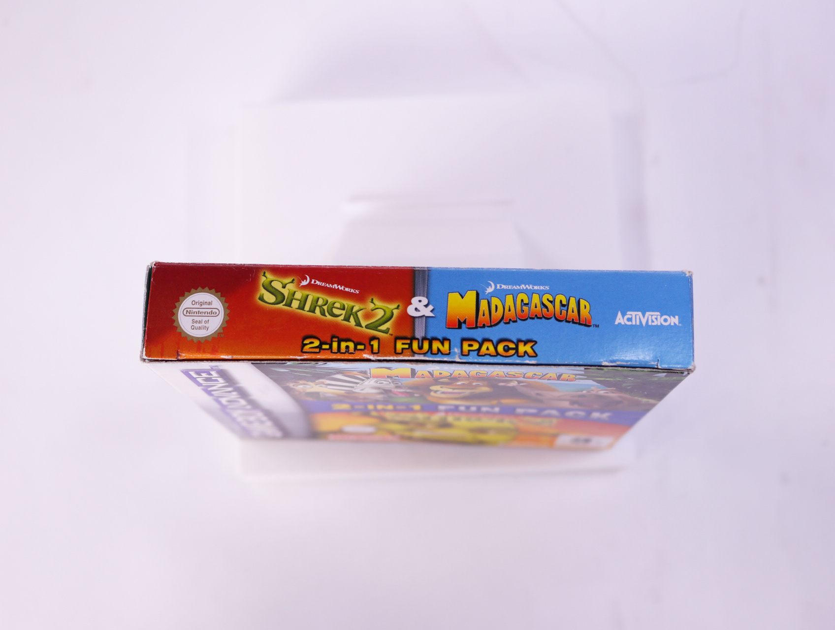 Game Boy Advance - 2 in 1 Fun Pack: Madagascar & Shrek 2 [CIB Boxed] - productfoto 5