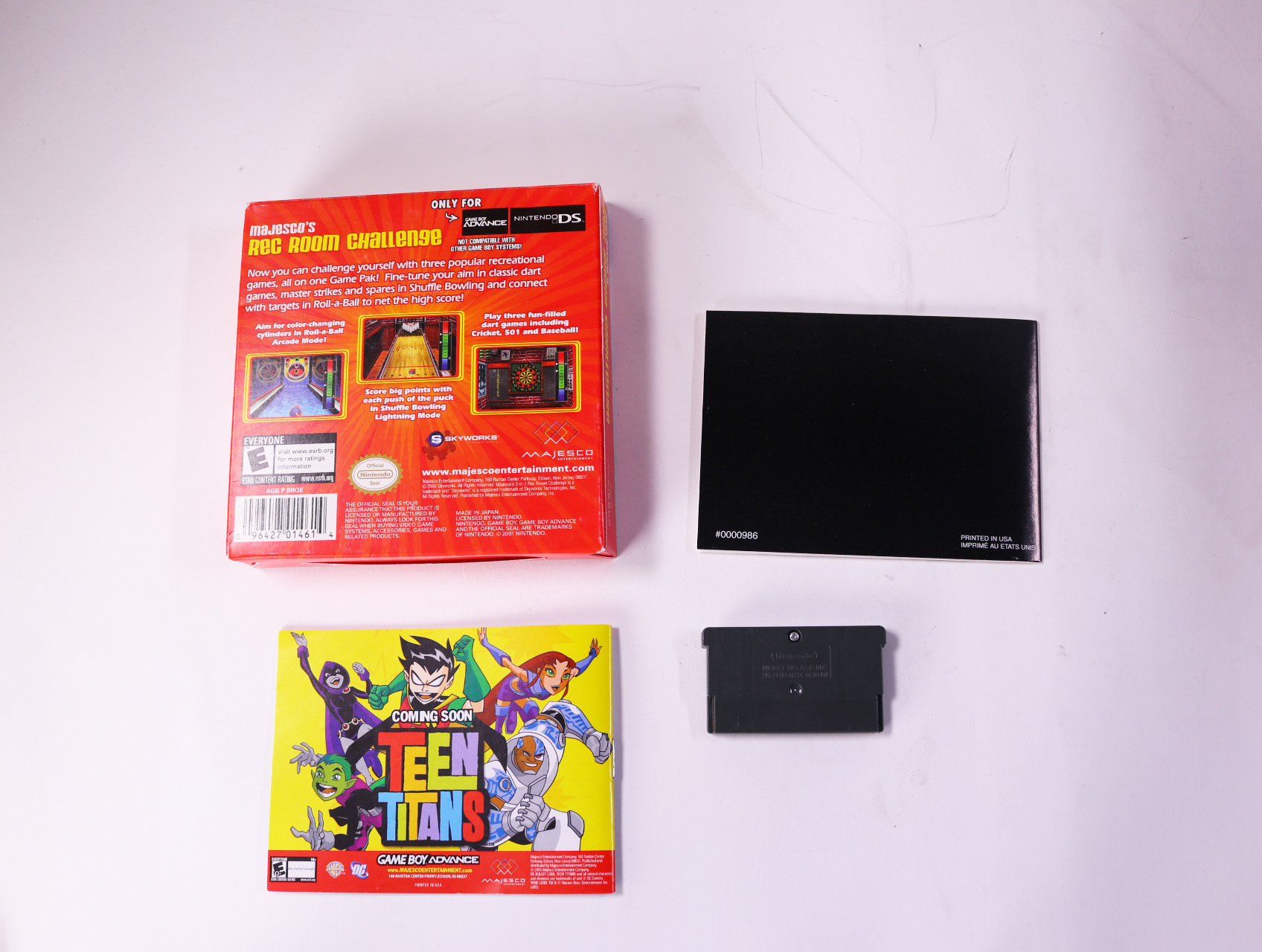 Game Boy Advance - 3-in-1 Rec Room Challenge - Boxed CIB - productfoto 6