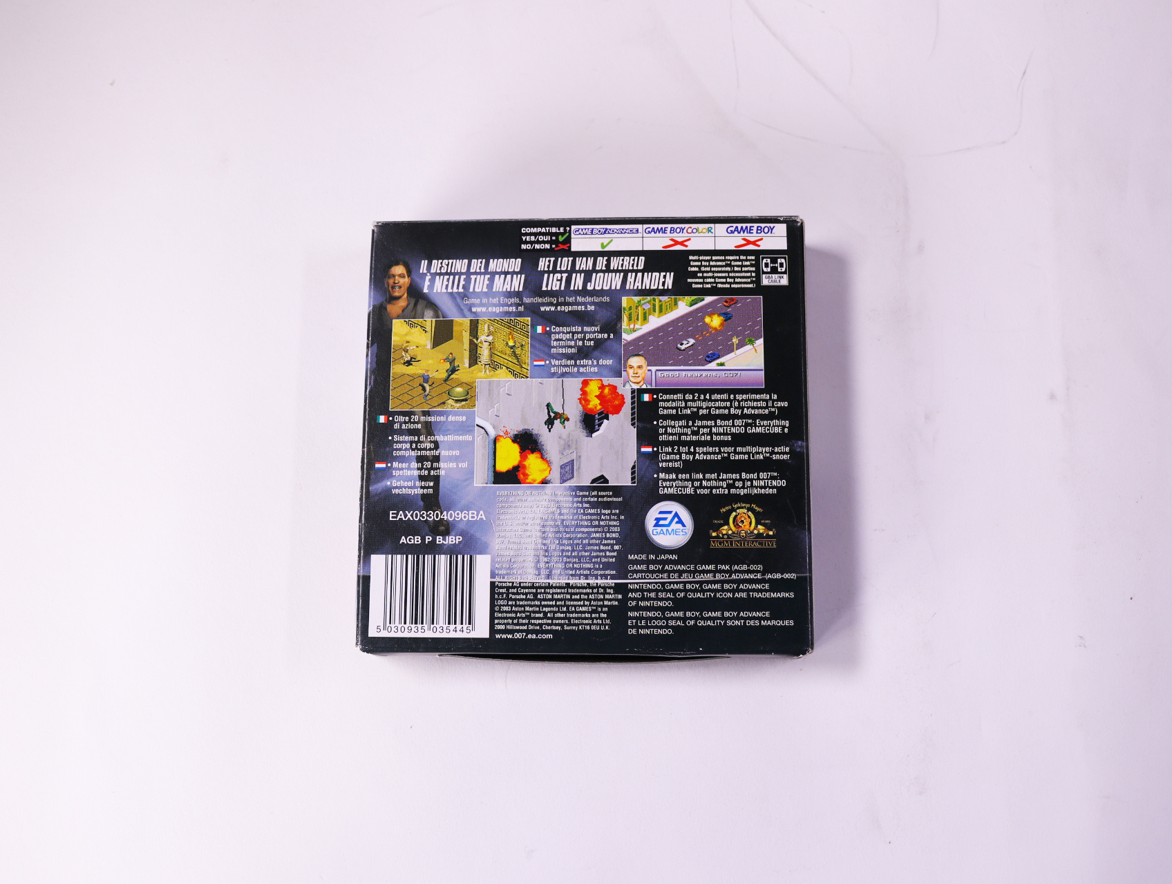Game Boy Advance - 007: Everything or Nothing - Boxed CIB - productfoto 2