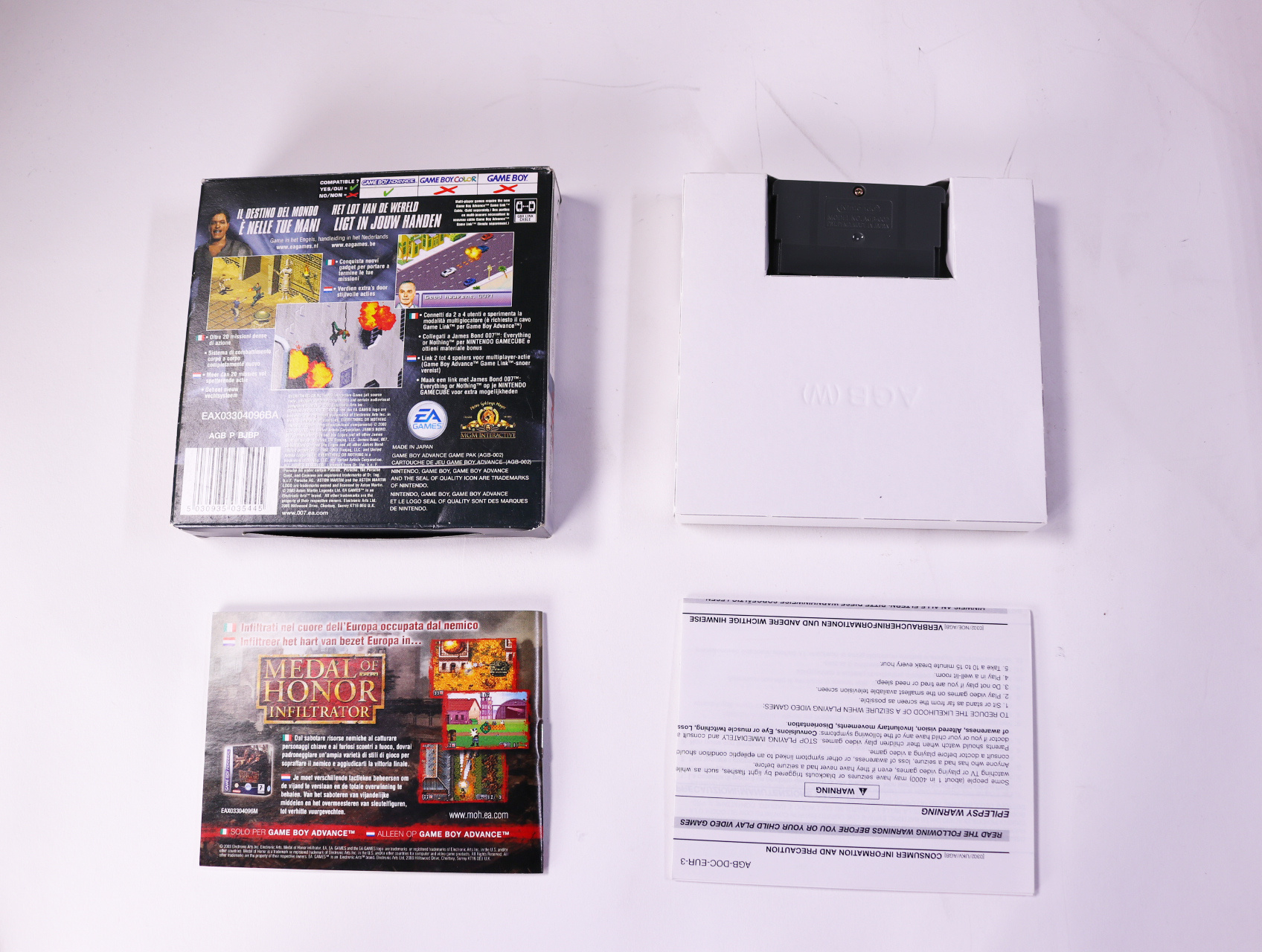Game Boy Advance - 007: Everything or Nothing - Boxed CIB - productfoto 8