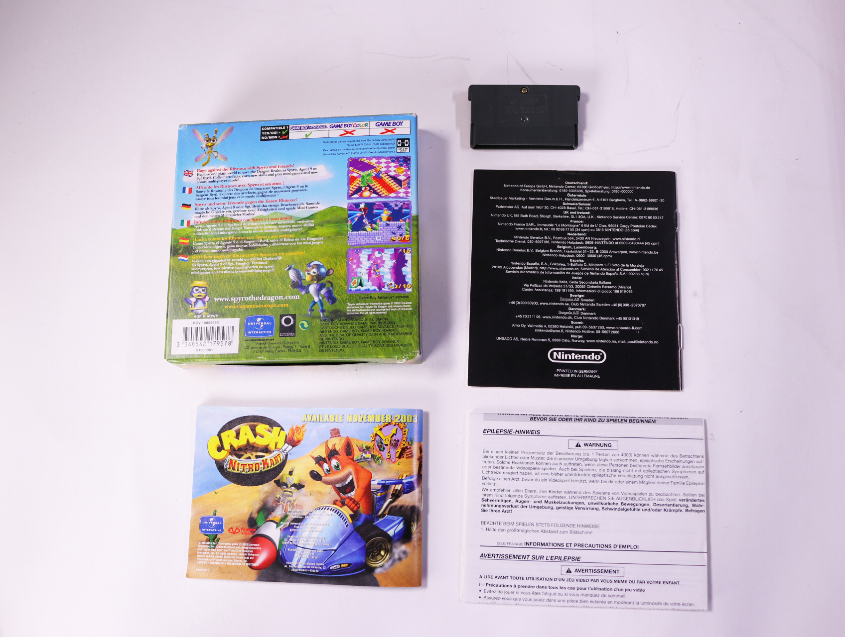 Game Boy Advance - Spyro: Attack of the Rhynocs - Boxed CIB - productfoto 9