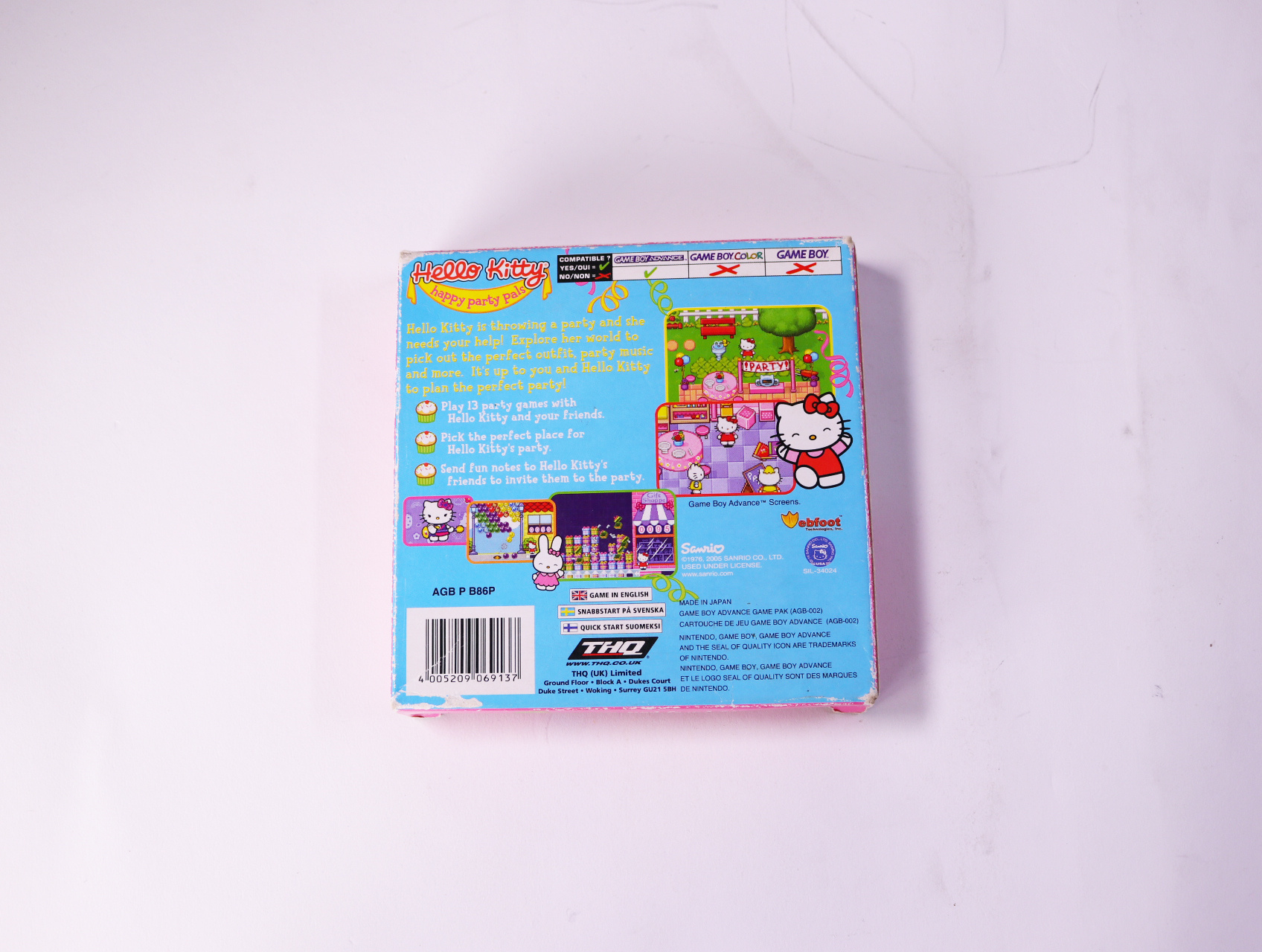 Game Boy Advance - Hello Kitty: Happy Party Pals - Boxed CIB - productfoto 2