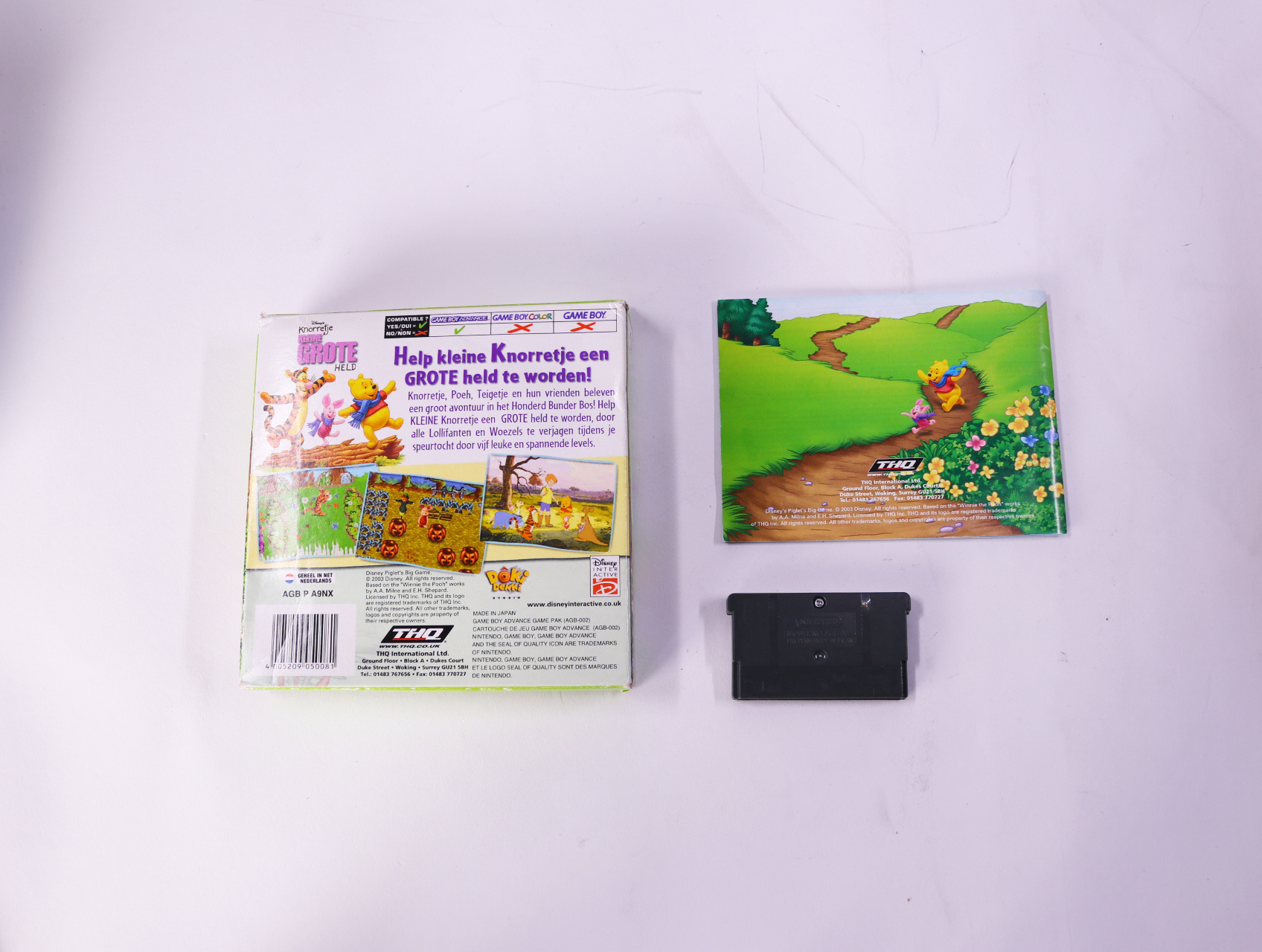 Game Boy Advance - Knorretje Kleine Grote Held - Boxed CIB - productfoto 9
