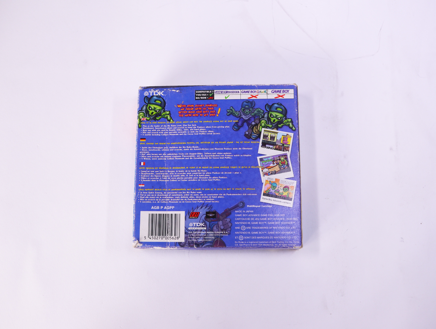 Game Boy Advance - No Rules: Get Phat - Boxed CIB - productfoto 2