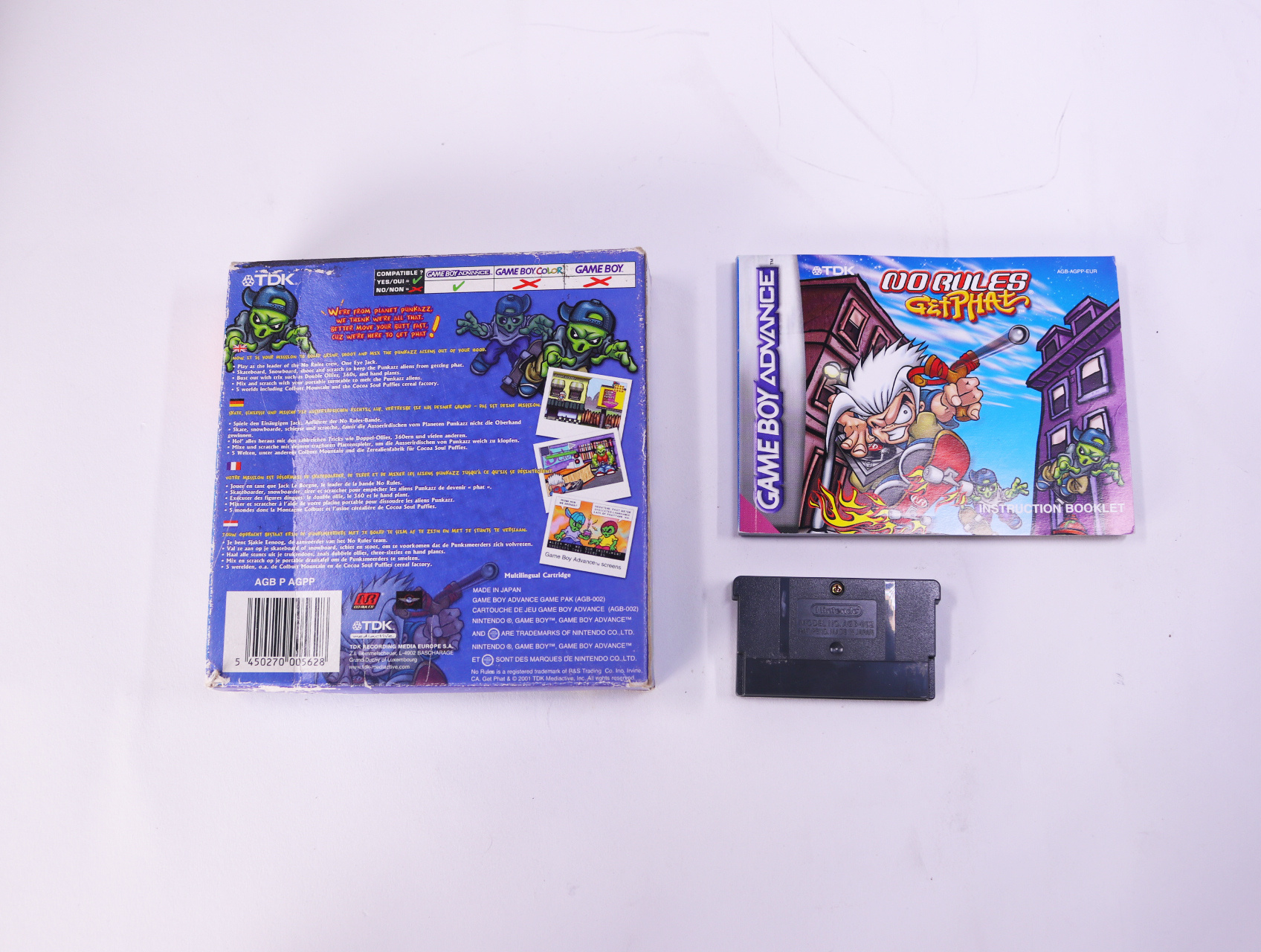 Game Boy Advance - No Rules: Get Phat - Boxed CIB - productfoto 9