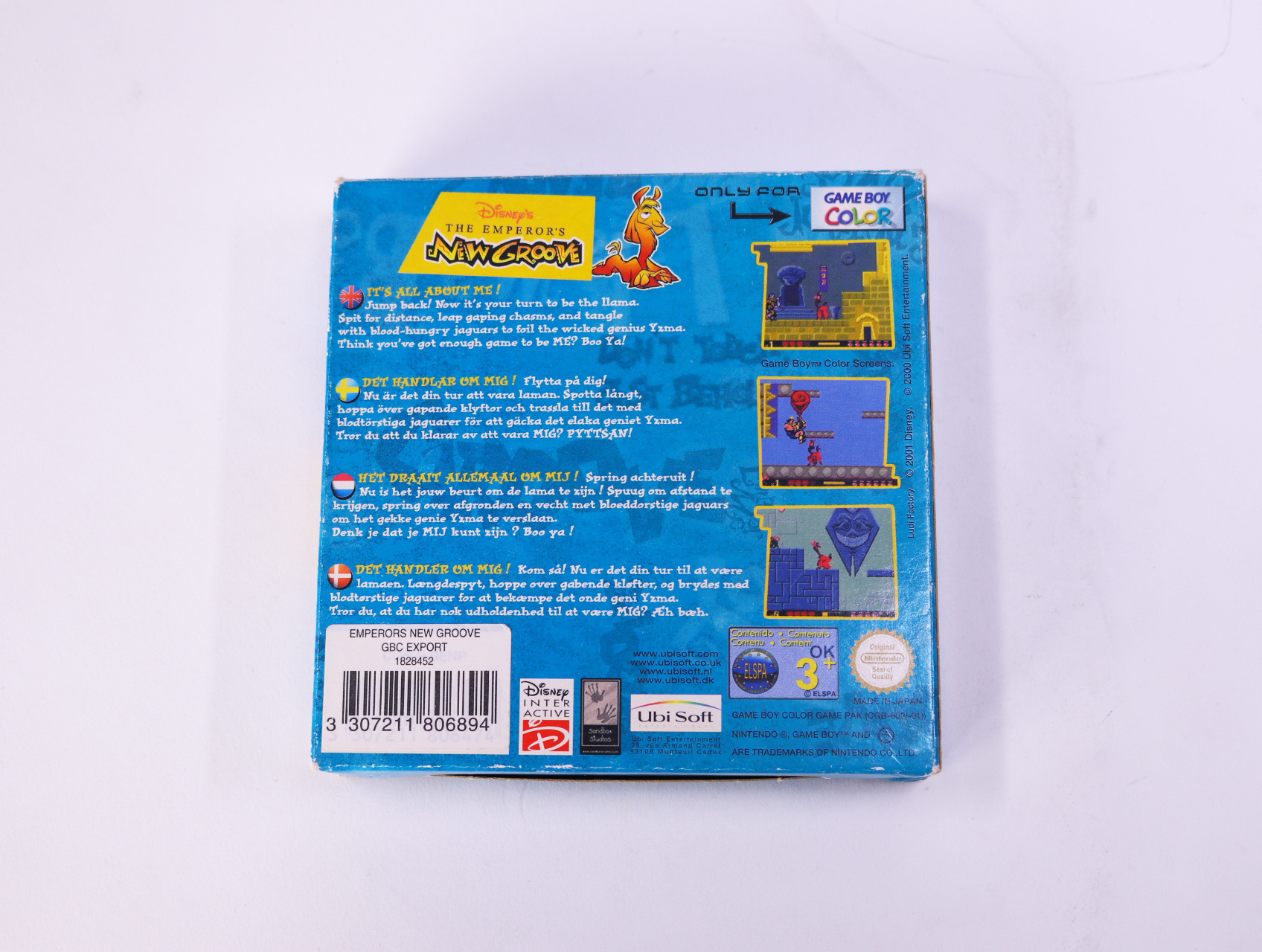 Game Boy Color - The Emperor's New Groove - Boxed CIB - Nieuw - productfoto 2