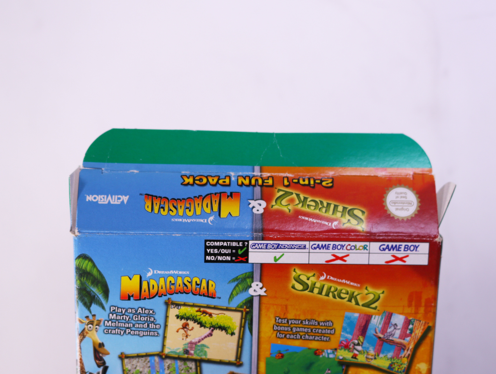 Game Boy Advance - Madagascar - Shrek 2 - Boxed CIB - productfoto 6