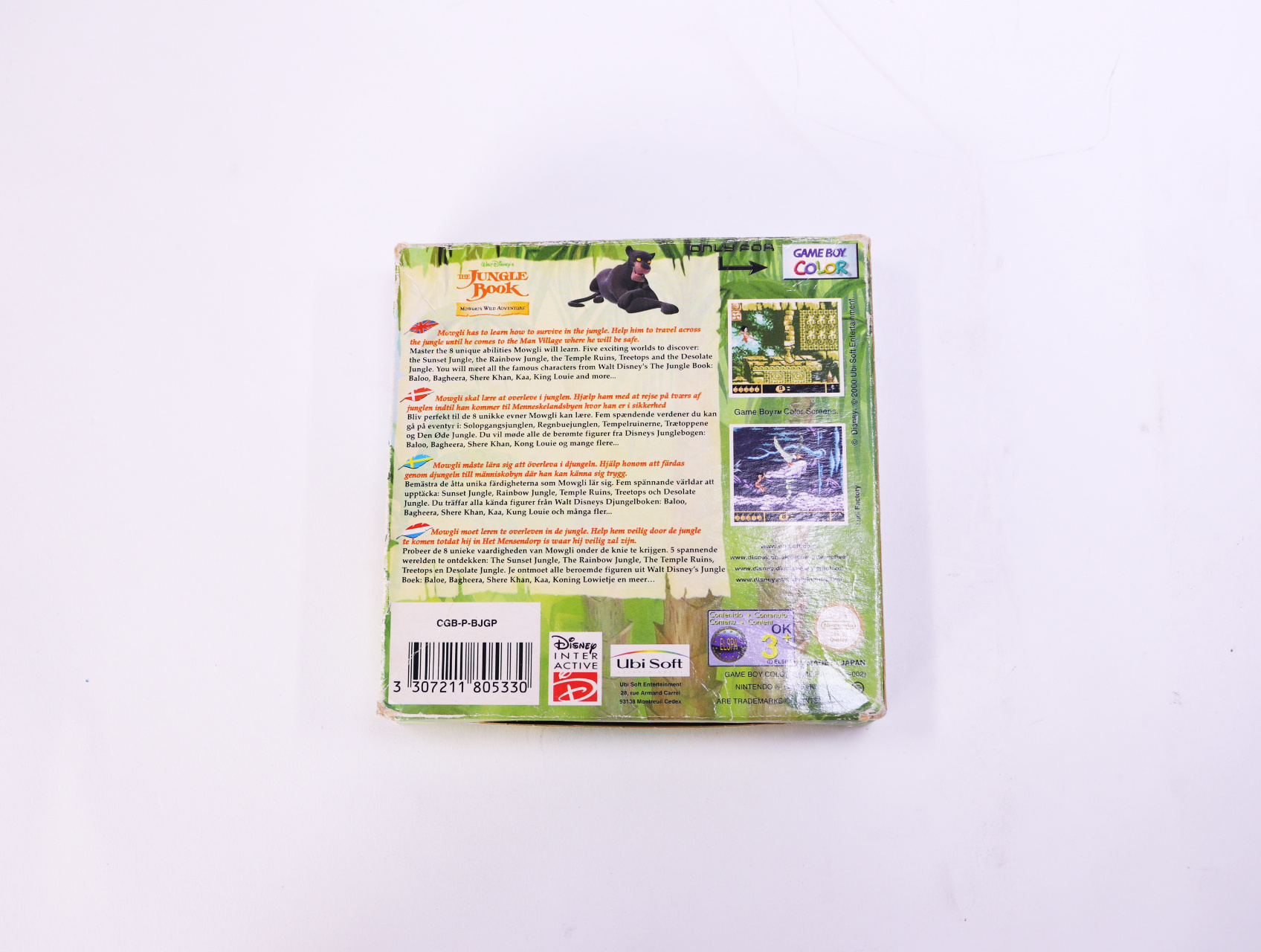 Game Boy Color - The Jungle Book: Mowgli's Wild Adventure - Boxed CIB - productfoto 2