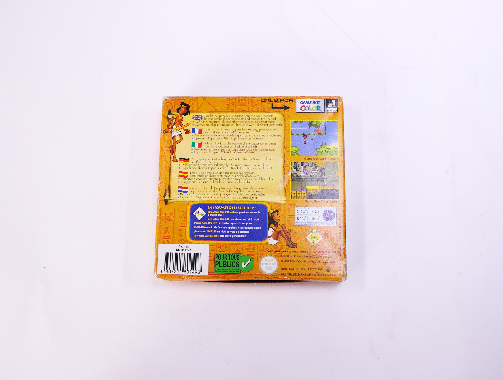 Game Boy Color - Papyrus - Boxed CIB - productfoto 2