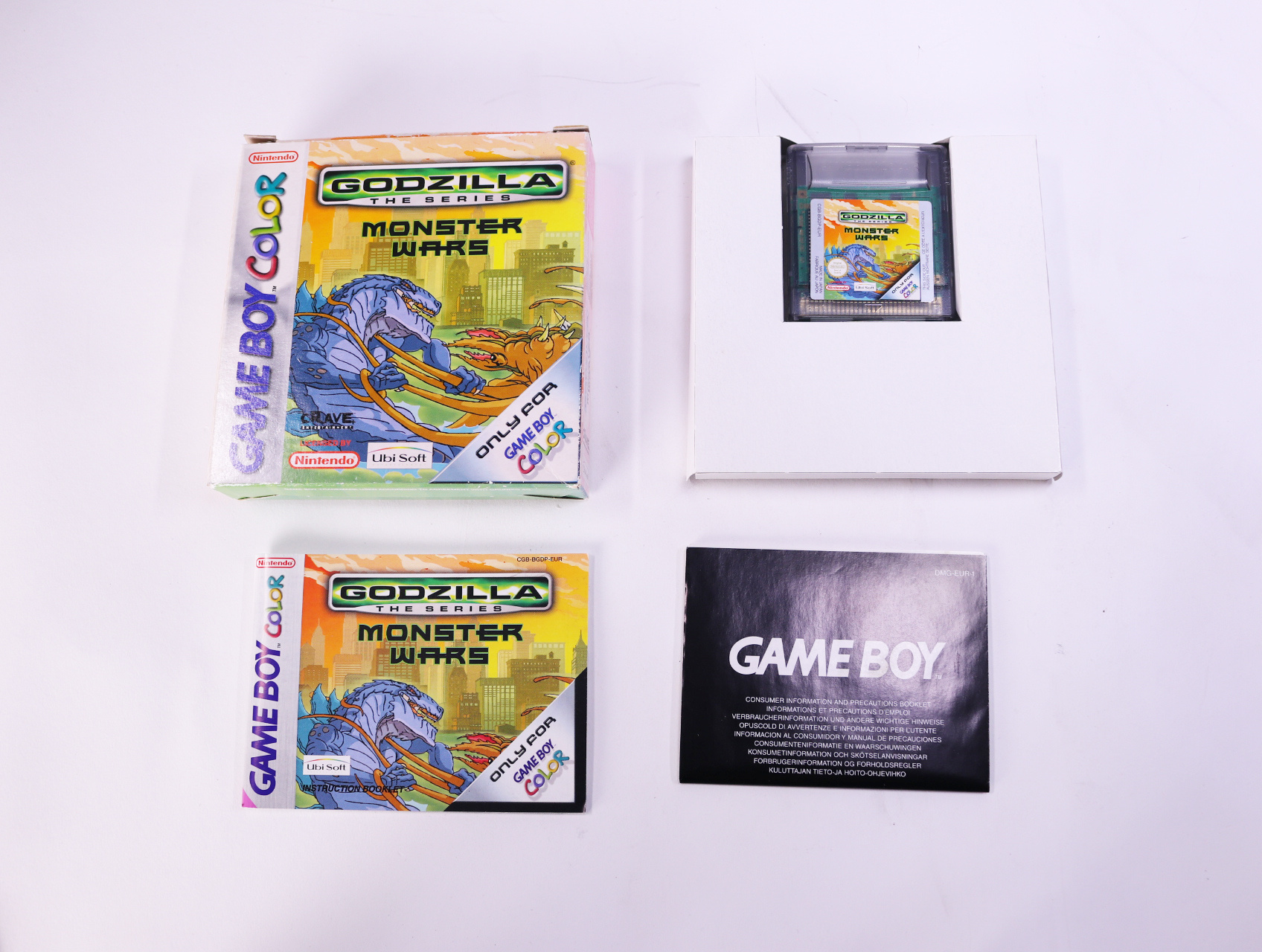 Game Boy Color - Godzilla: Monster Wars - Boxed CIB - productfoto 9