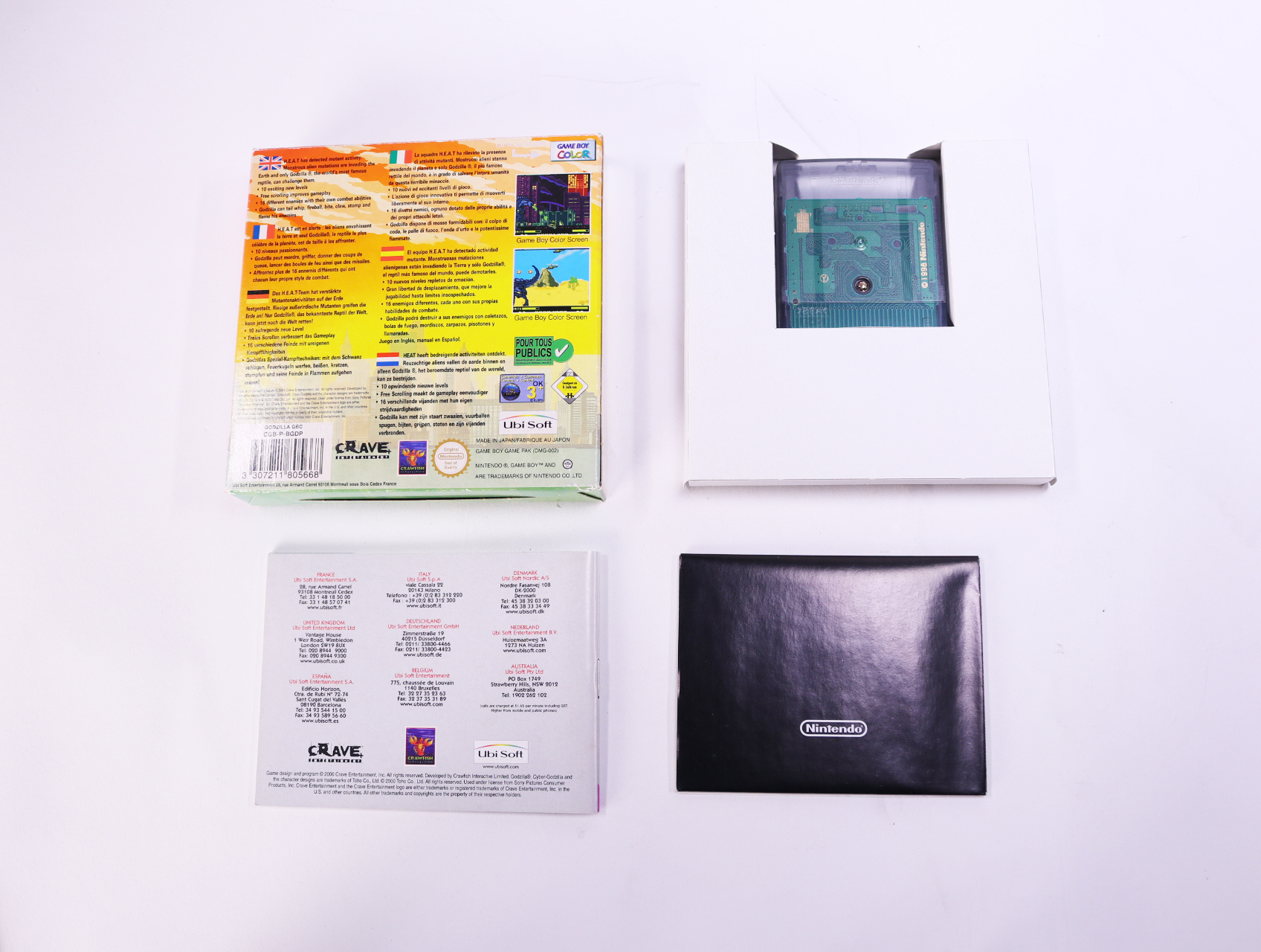 Game Boy Color - Godzilla: Monster Wars - Boxed CIB - productfoto 10