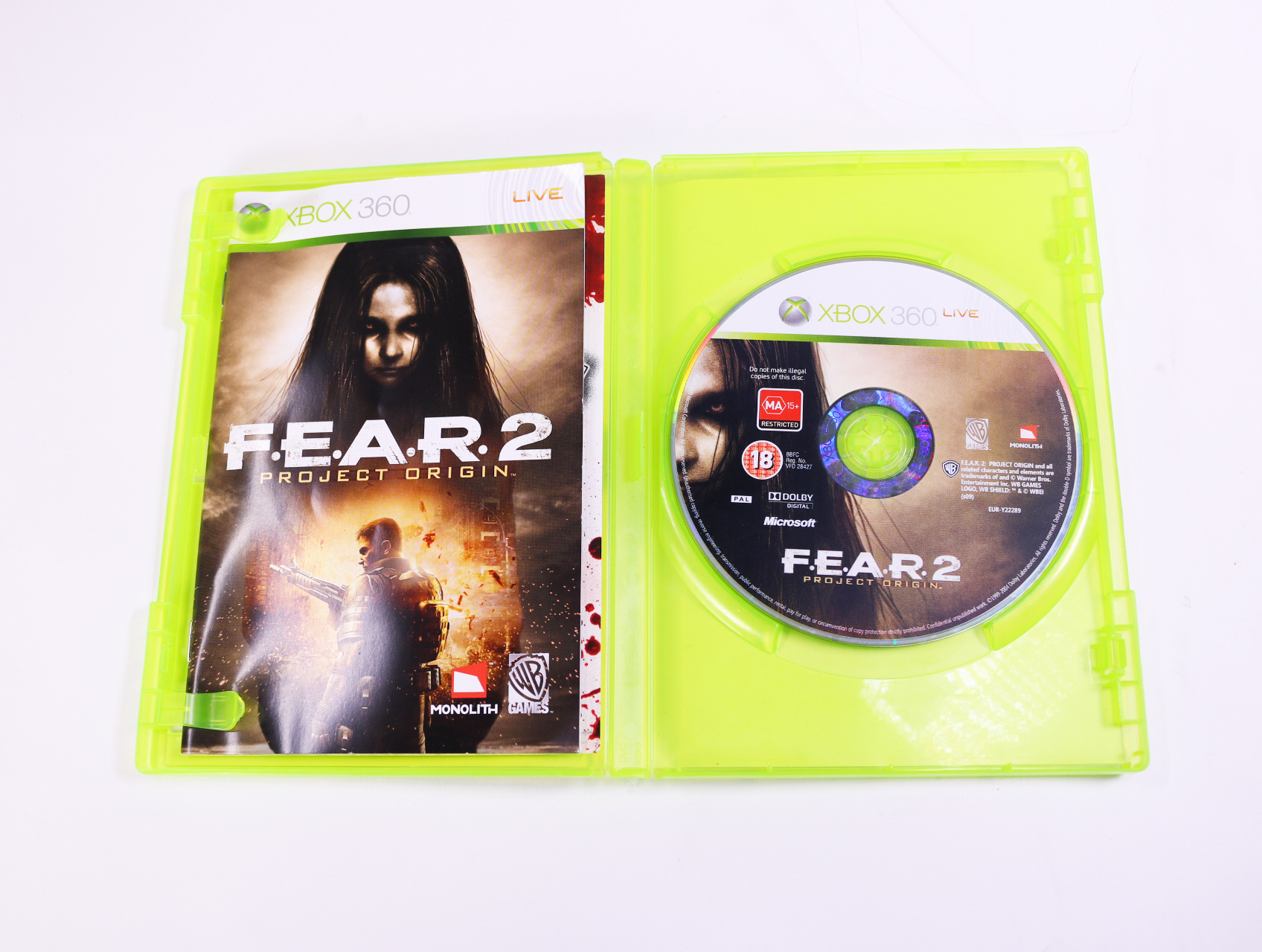 Xbox 360 - F.E.A.R. 2: Project Origin - productfoto 3