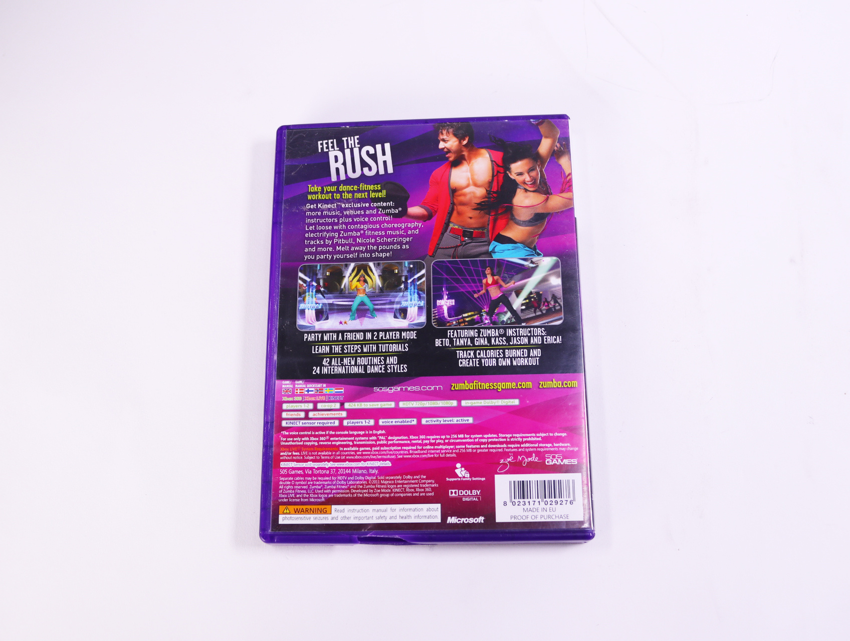 Xbox 360 - Zumba Fitness - productfoto 2