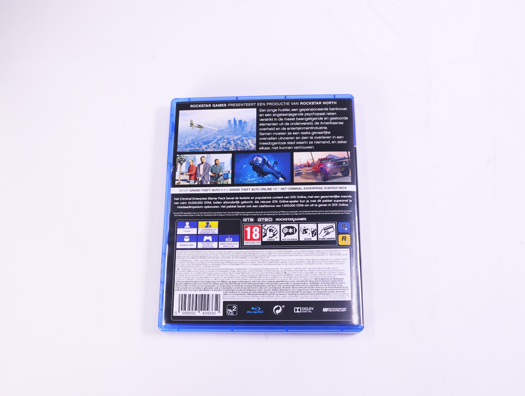 PlayStation 4 - Grand Theft Auto V [Premium Edition] [Gebruikt] - Gebruikt - productfoto 2