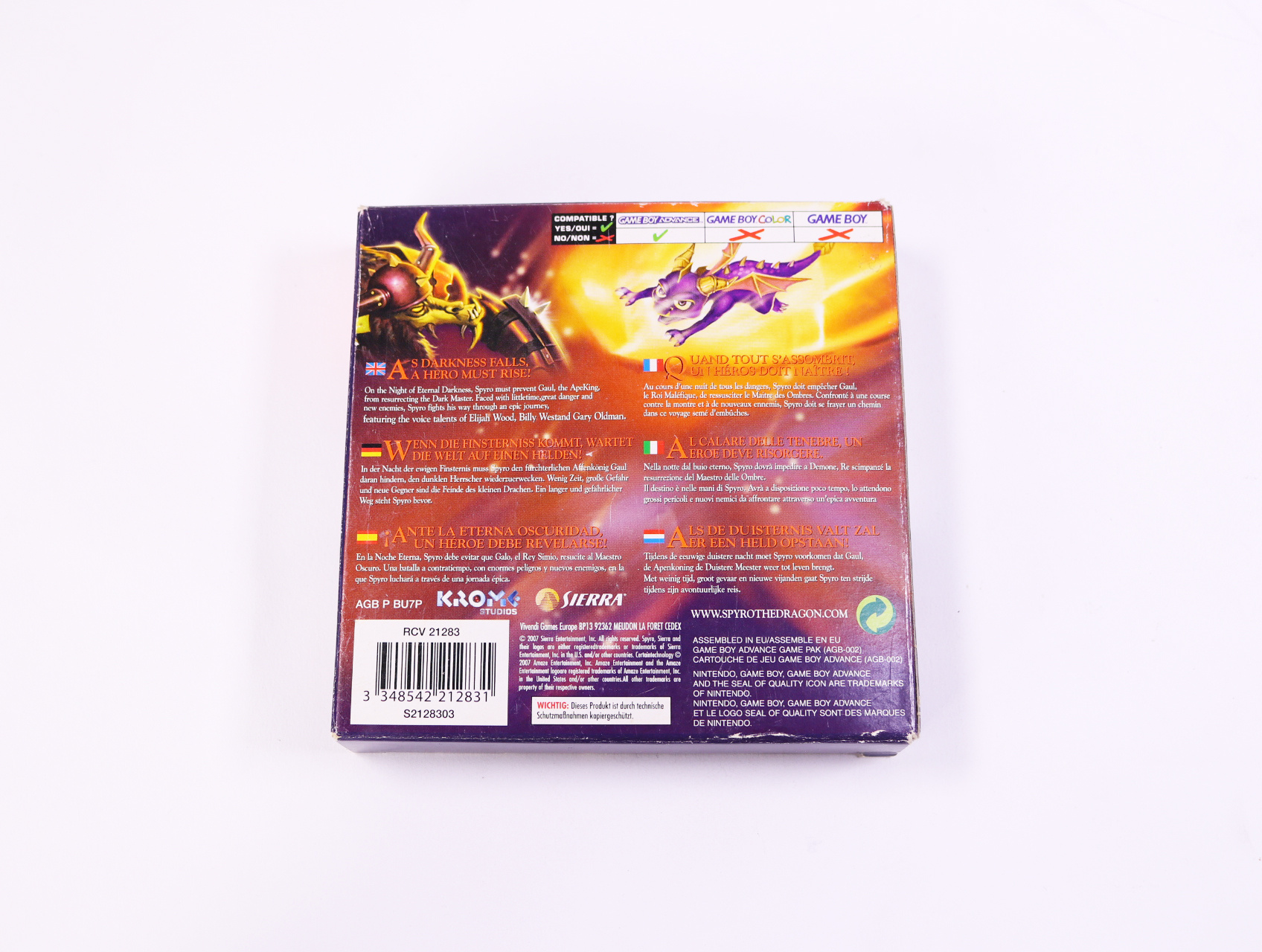 Game Boy Advance - The Legend of Spyro: The Eternal Night - Boxed CIB - productfoto 2