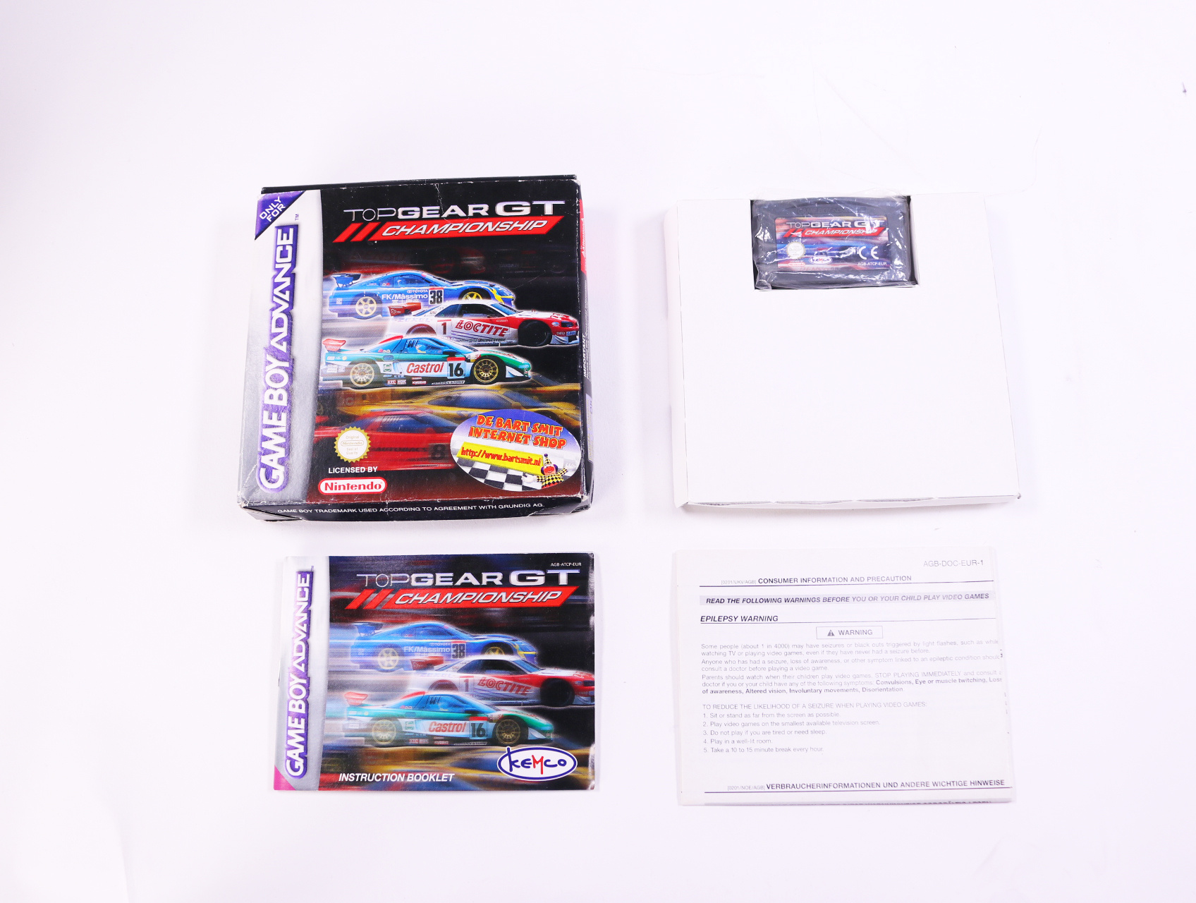 Game Boy Advance - Top Gear GT Championship - Boxed CIB - productfoto 9