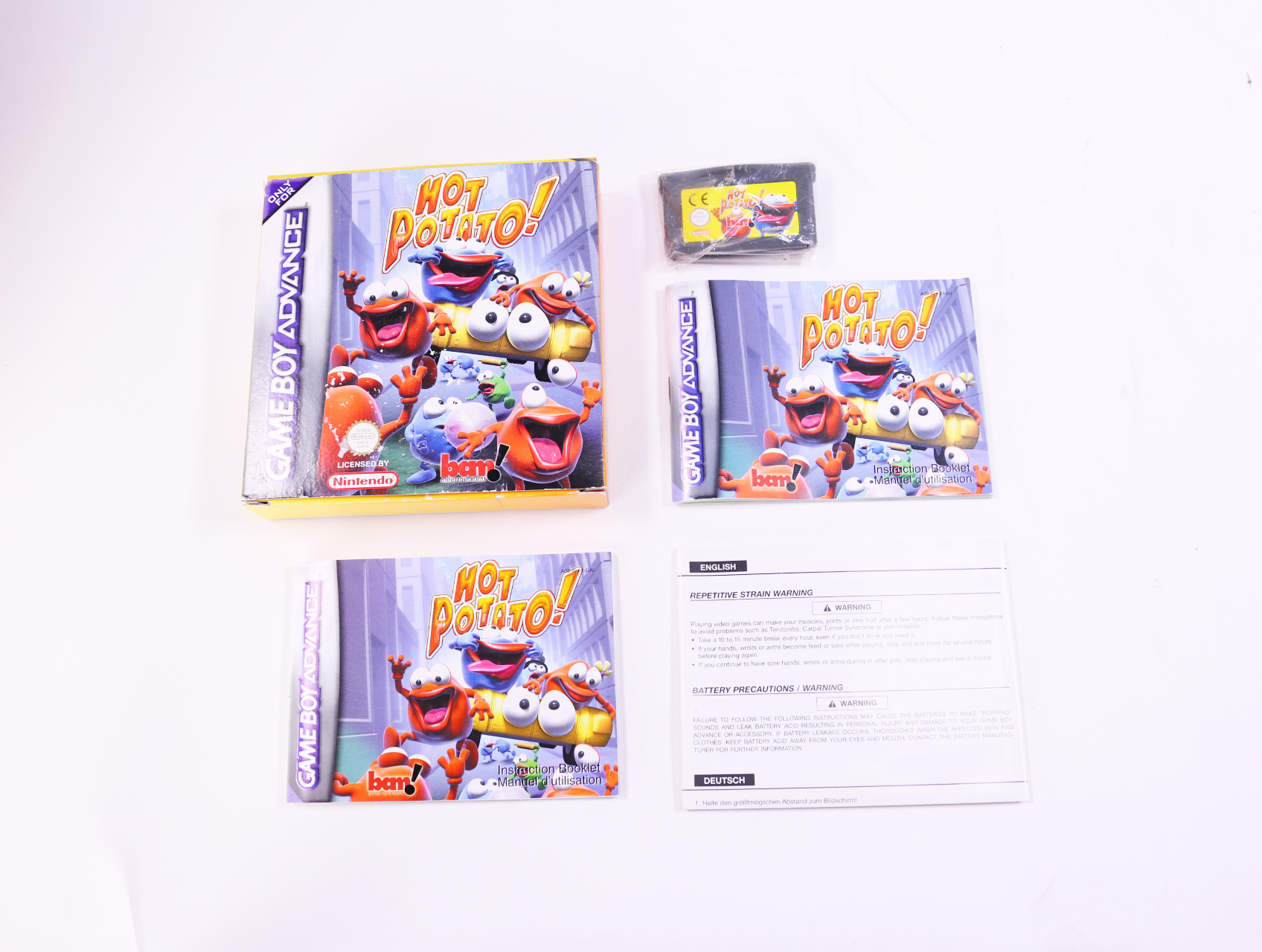Game Boy Advance - Hot Potato! - Boxed CIB - productfoto 9