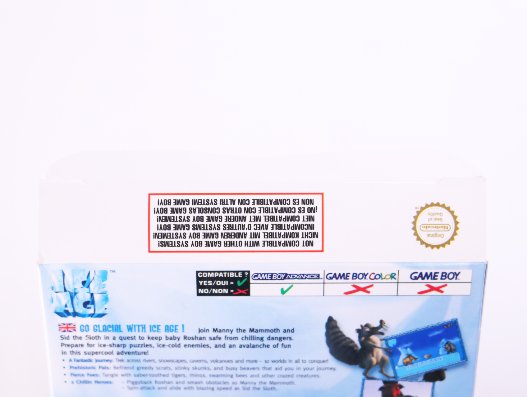 Game Boy Advance - Ice Age - Boxed CIB - productfoto 6