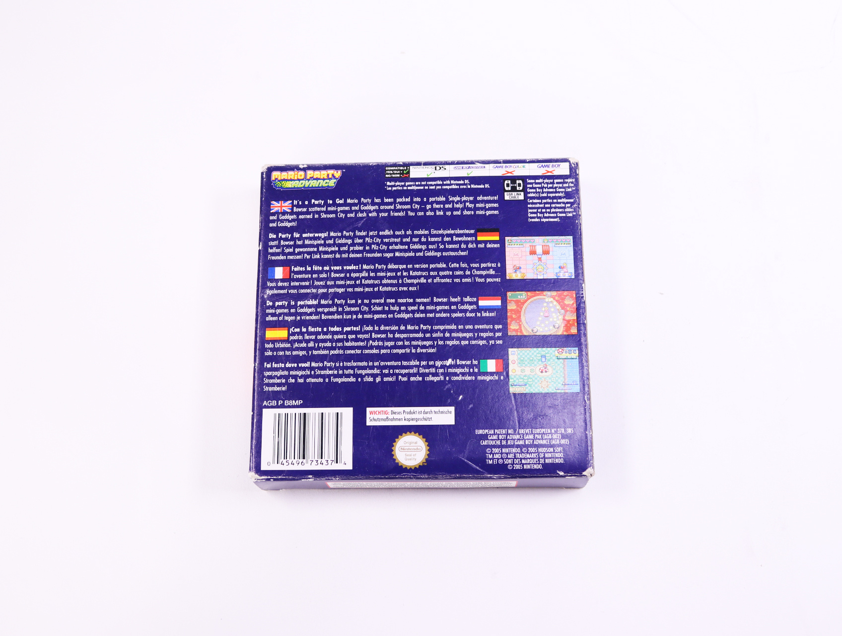Game Boy Advance - Mario Party Advance - Boxed CIB - productfoto 2