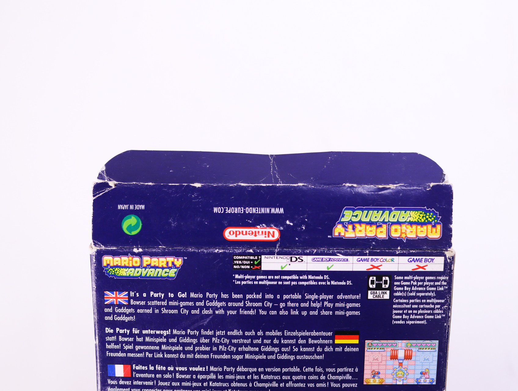 Game Boy Advance - Mario Party Advance - Boxed CIB - productfoto 6