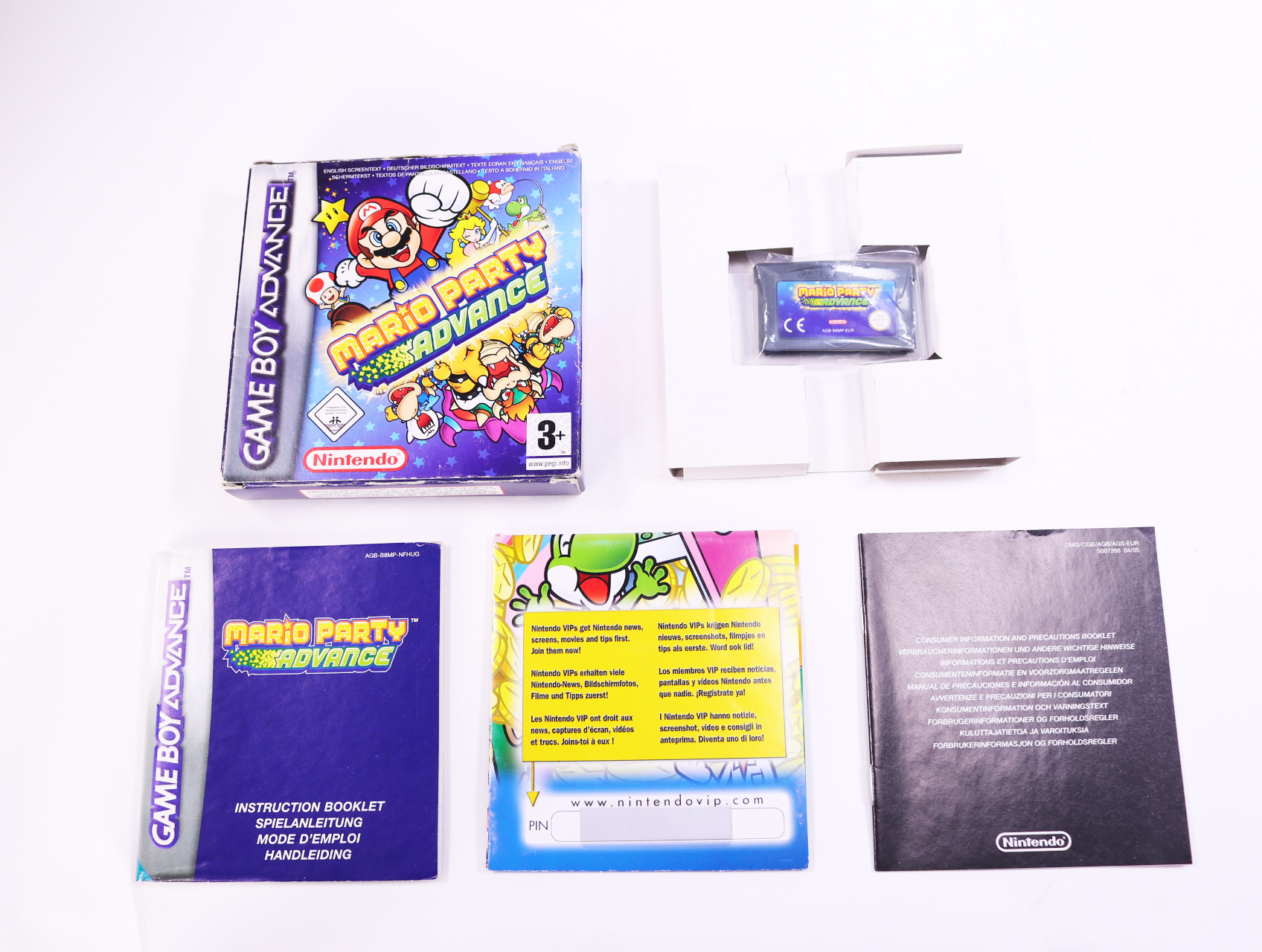 Game Boy Advance - Mario Party Advance - Boxed CIB - productfoto 9