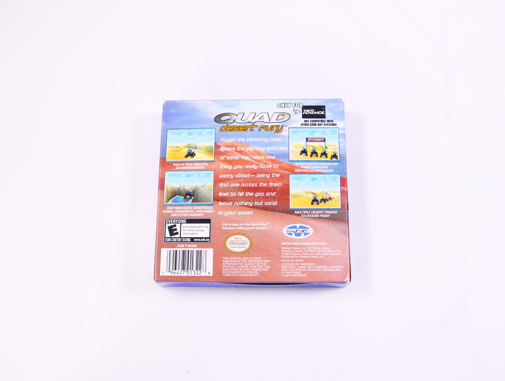 Game Boy Advance - Quad Desert Fury - USA - Boxed CIB - Skyworks Technologies - productfoto 2