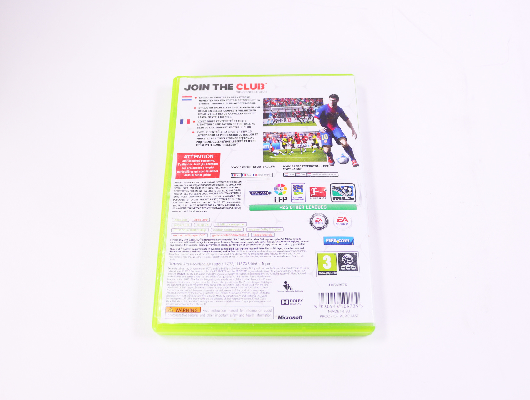 Xbox 360 - FIFA 13 (No manual) - productfoto 3