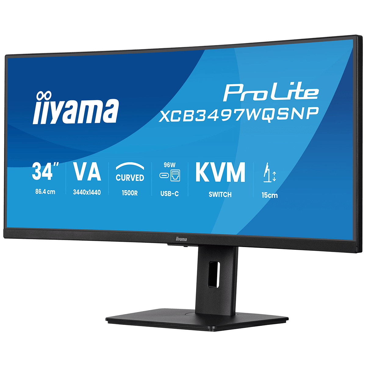 ProLite XCB3497WQSNP-B1 | WQHD - 120hz - 0,4ms - VA - Curved - 34 inch