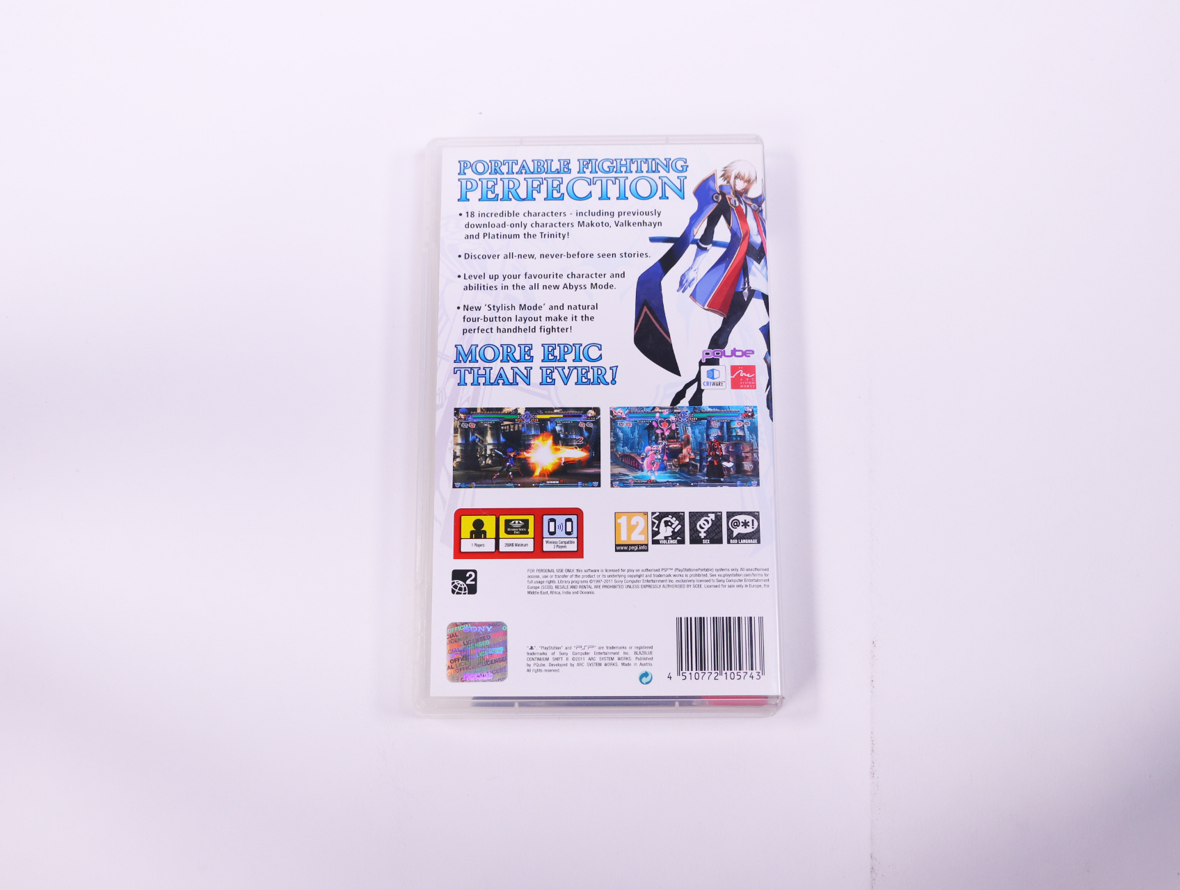 PSP - BlazBlue: Continuum Shift II - productfoto 2
