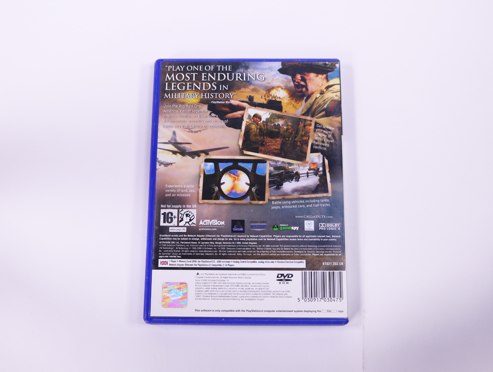 PlayStation 2 - Call of Duty 2: Big Red One - productfoto 2