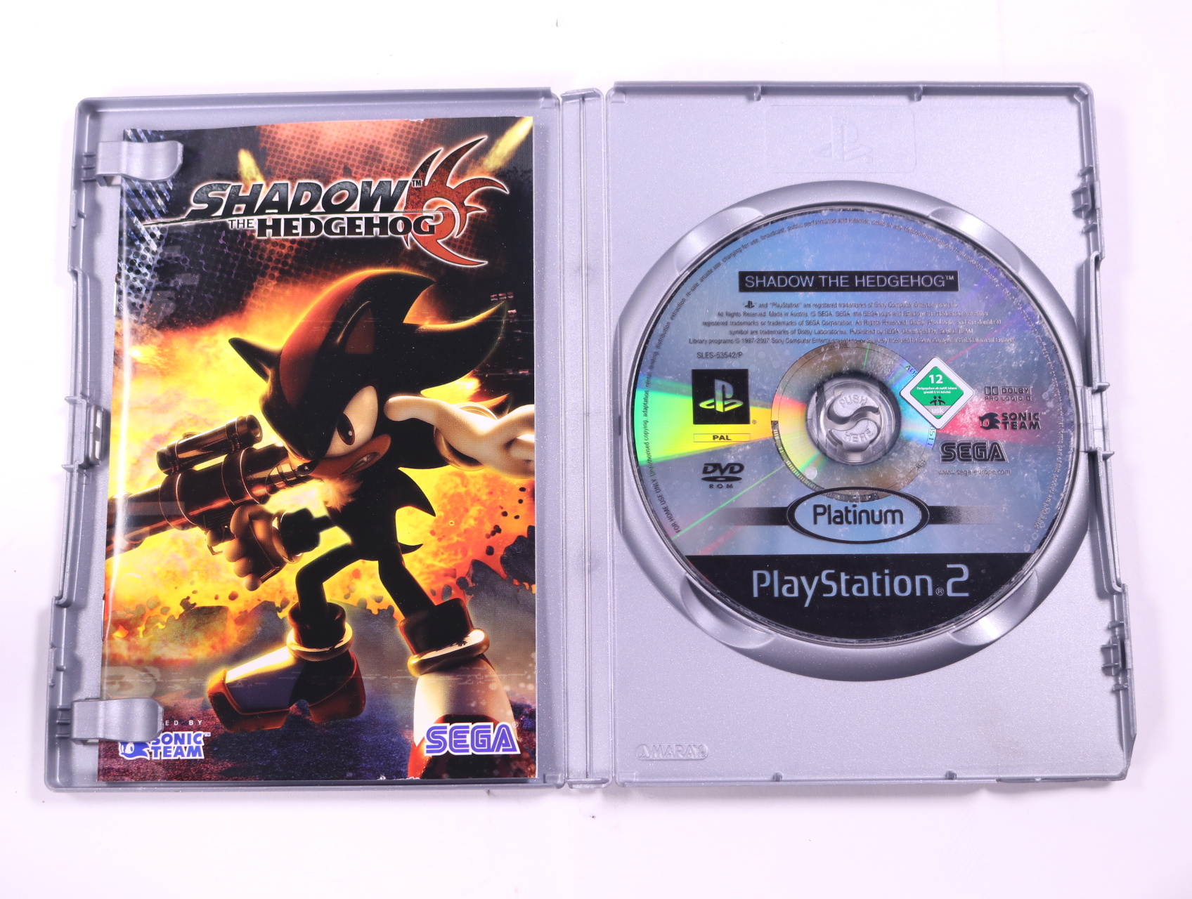 PlayStation 2 - Shadow the Hedgehog [Platinum] - productfoto 3