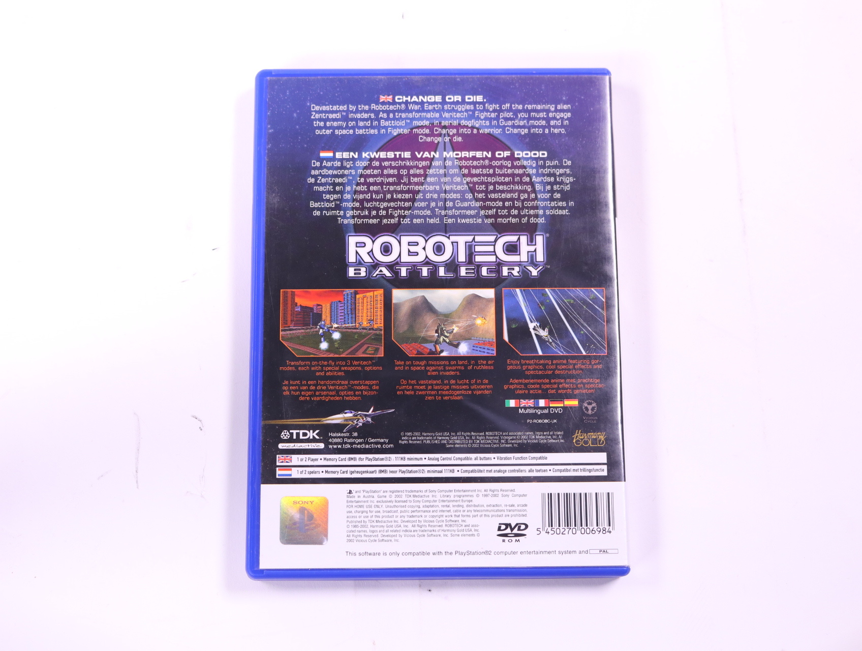 PlayStation 2 - Robotech: Battlecry - productfoto 2