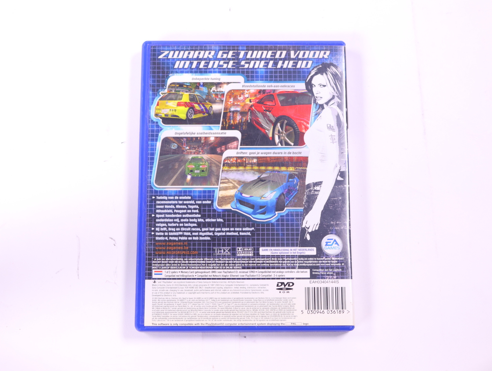 PlayStation 2 - Need for Speed: Underground - productfoto 2