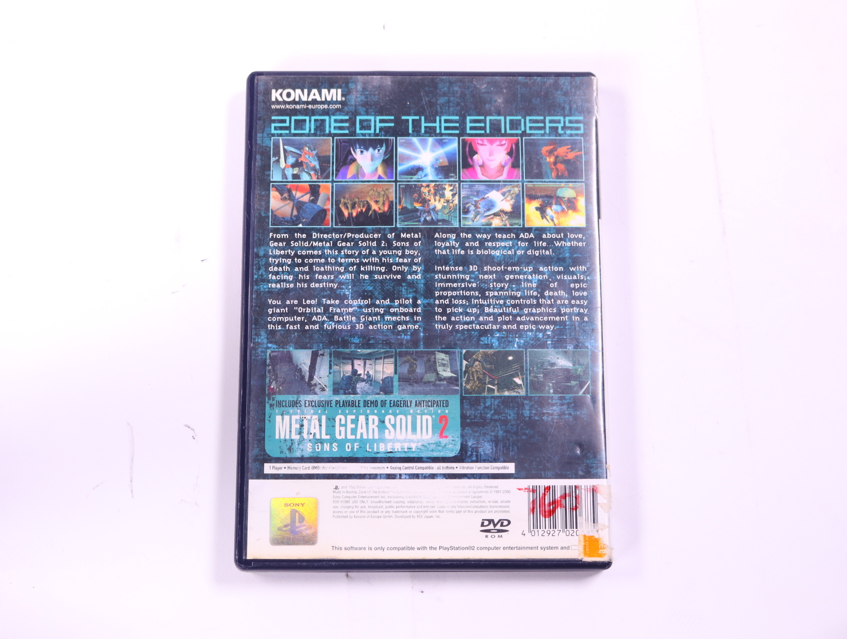 PlayStation 2 - Zone of the Enders [No Manual] - productfoto 2