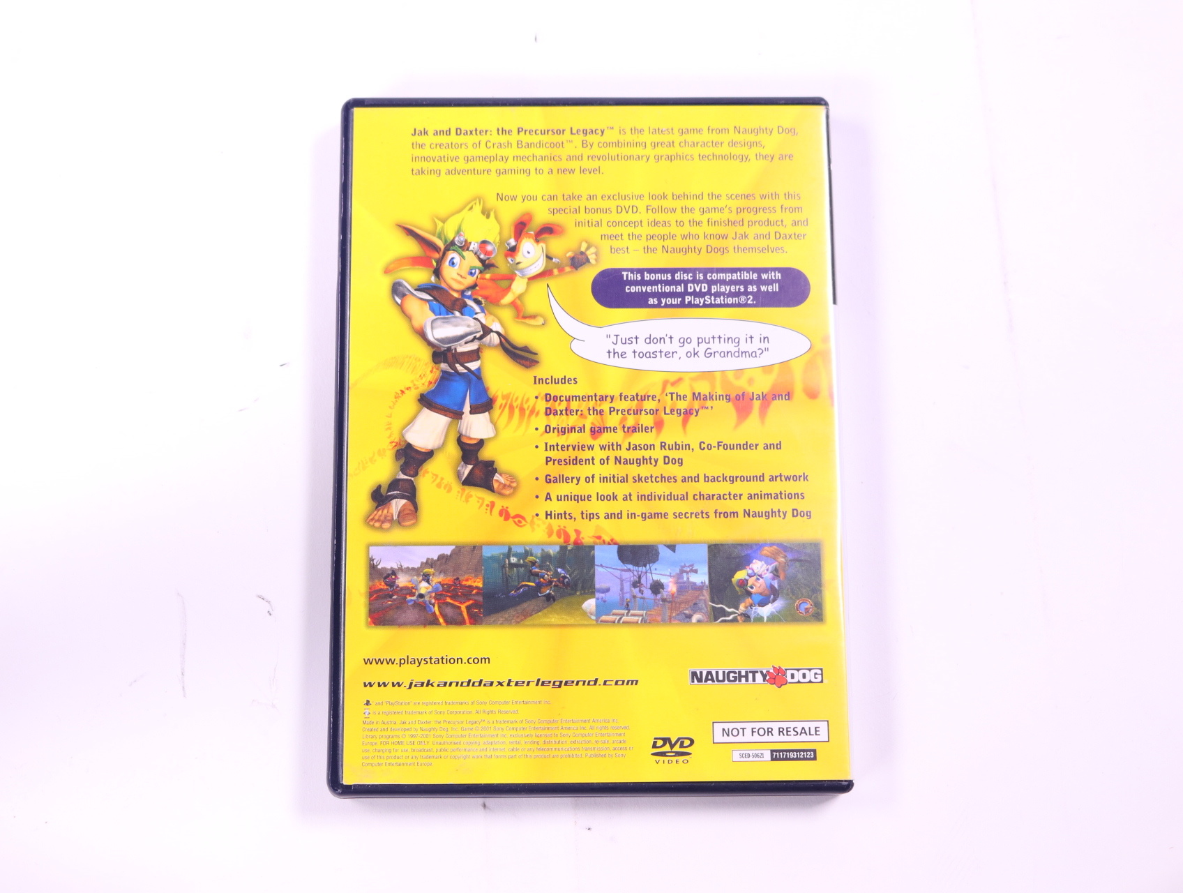 PlayStation 2 - Jak And Daxter: The Precursor Legacy DVD - productfoto 2