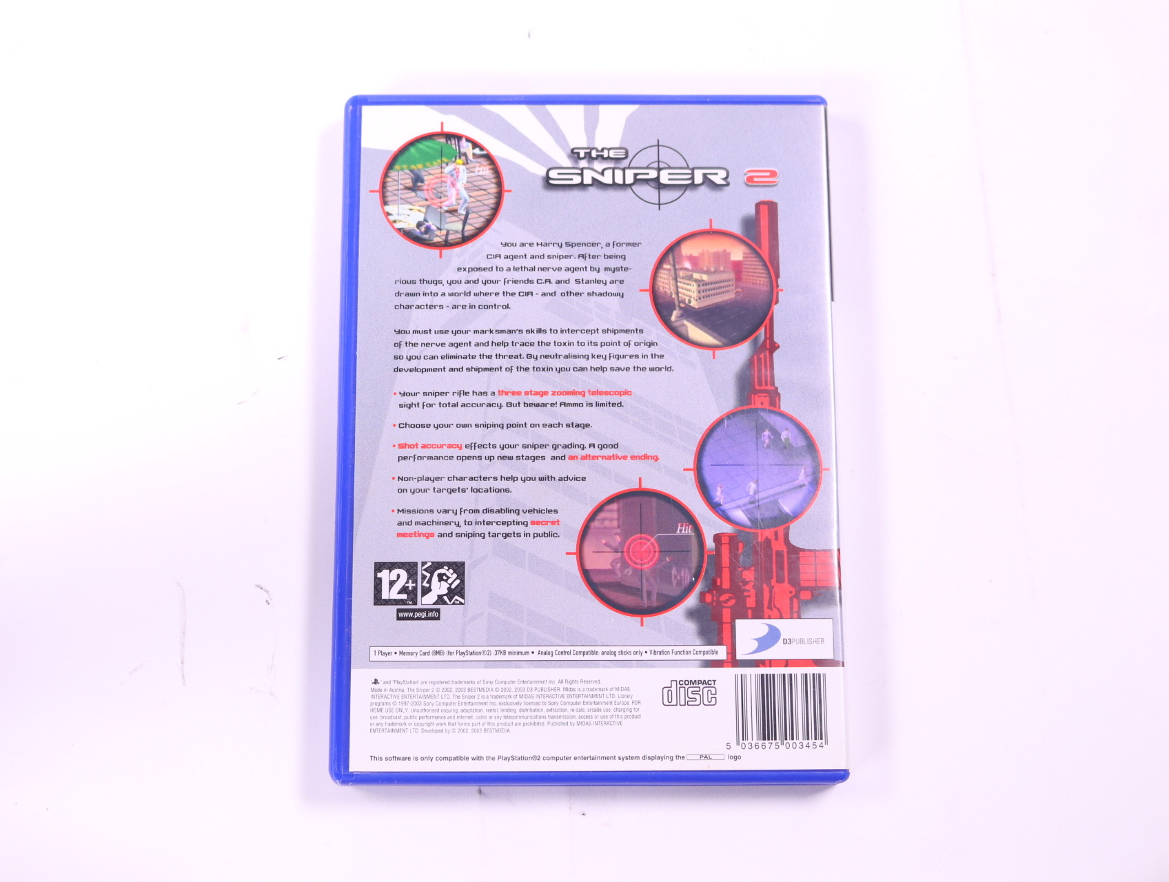 PlayStation 2 - The Sniper 2 - productfoto 2
