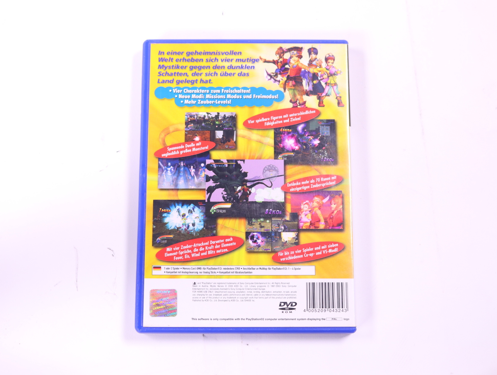 PlayStation 2 - Mystic Heroes - productfoto 2