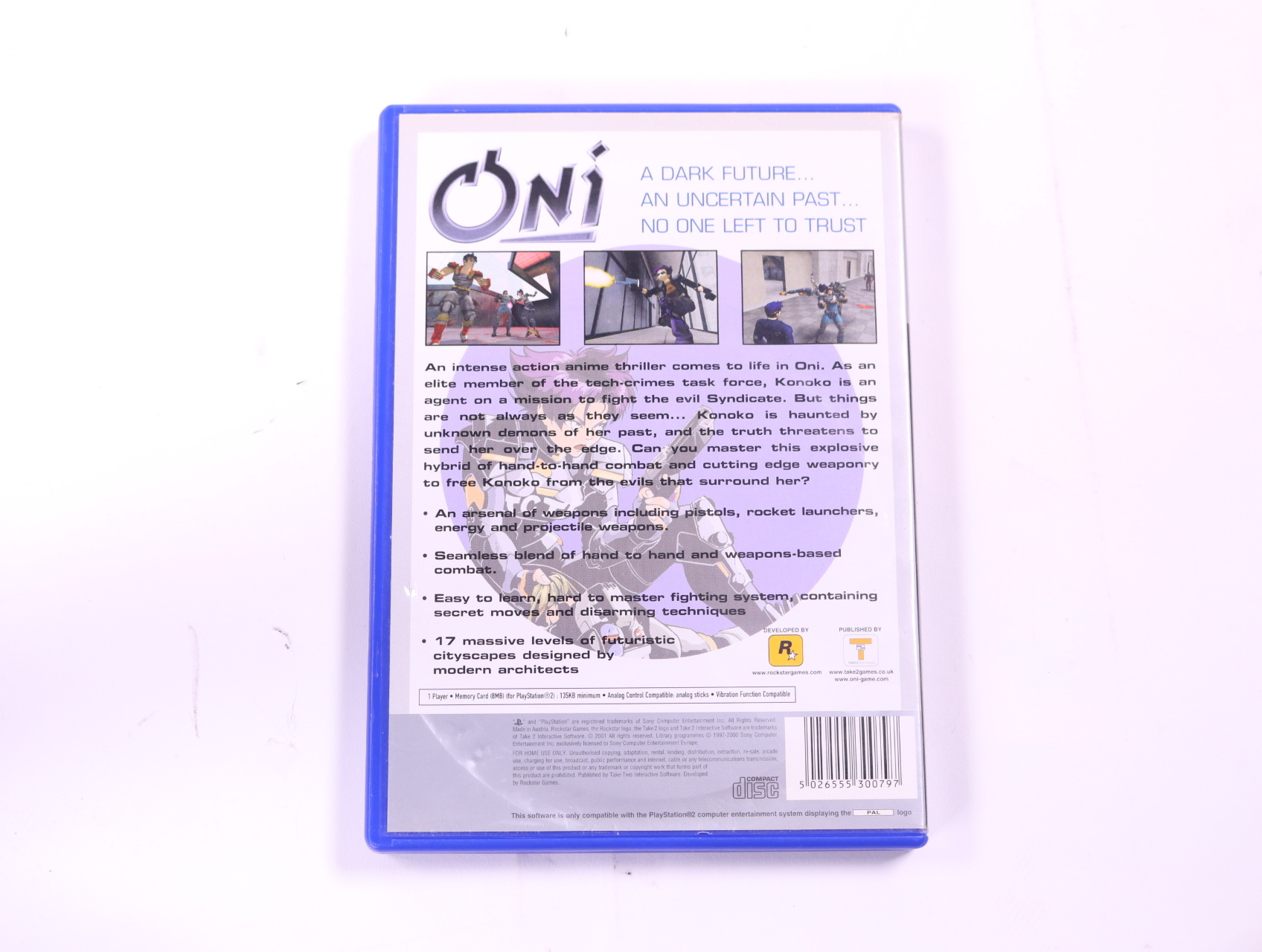 PlayStation 2 - Oni [Platinum Hits] - productfoto 2