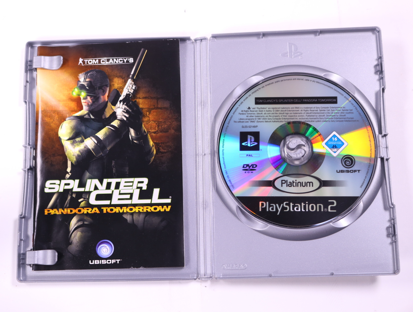 PlayStation 2 - Tom Clancy's Splinter Cell: Pandora Tomorrow [Platinum Hits] - productfoto 3
