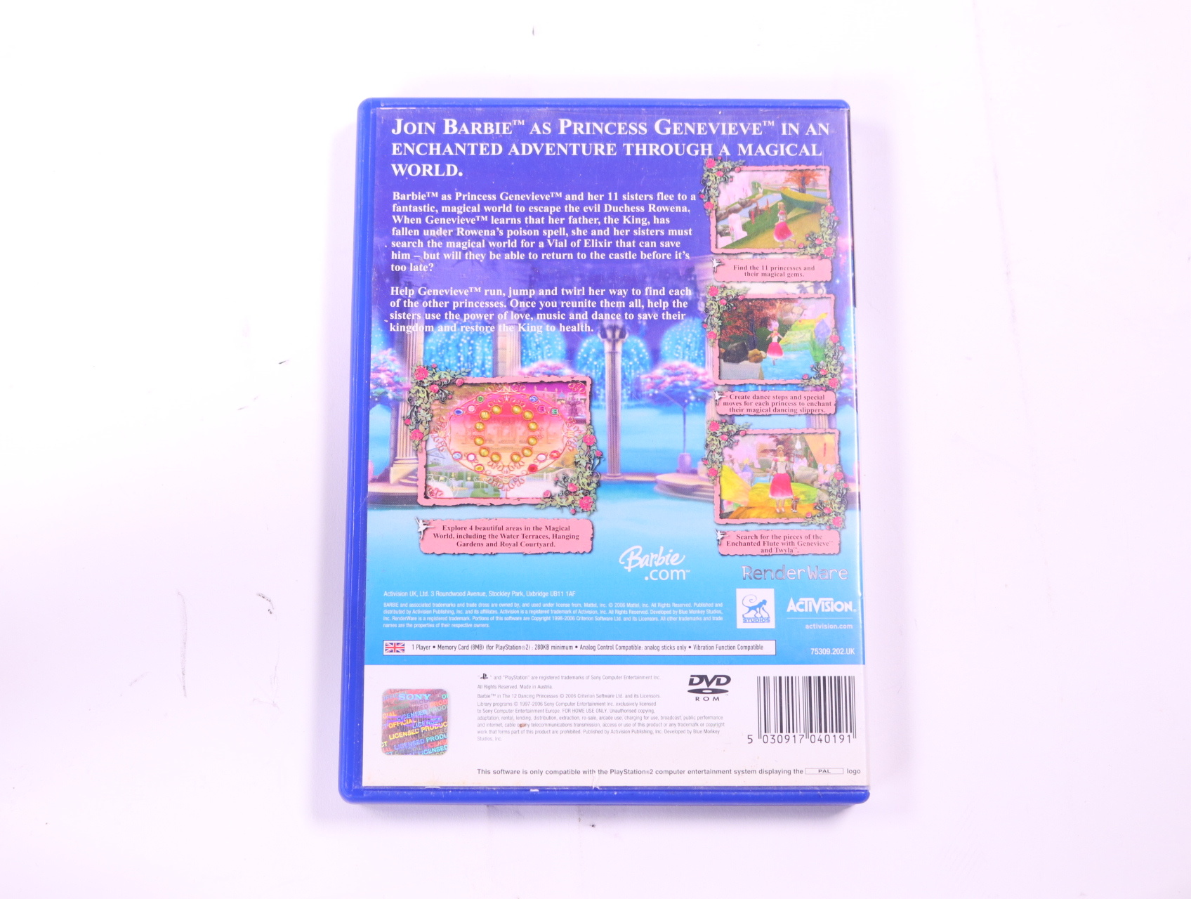 PlayStation 2 - Barbie in the 12 Dancing Princesses - productfoto 2