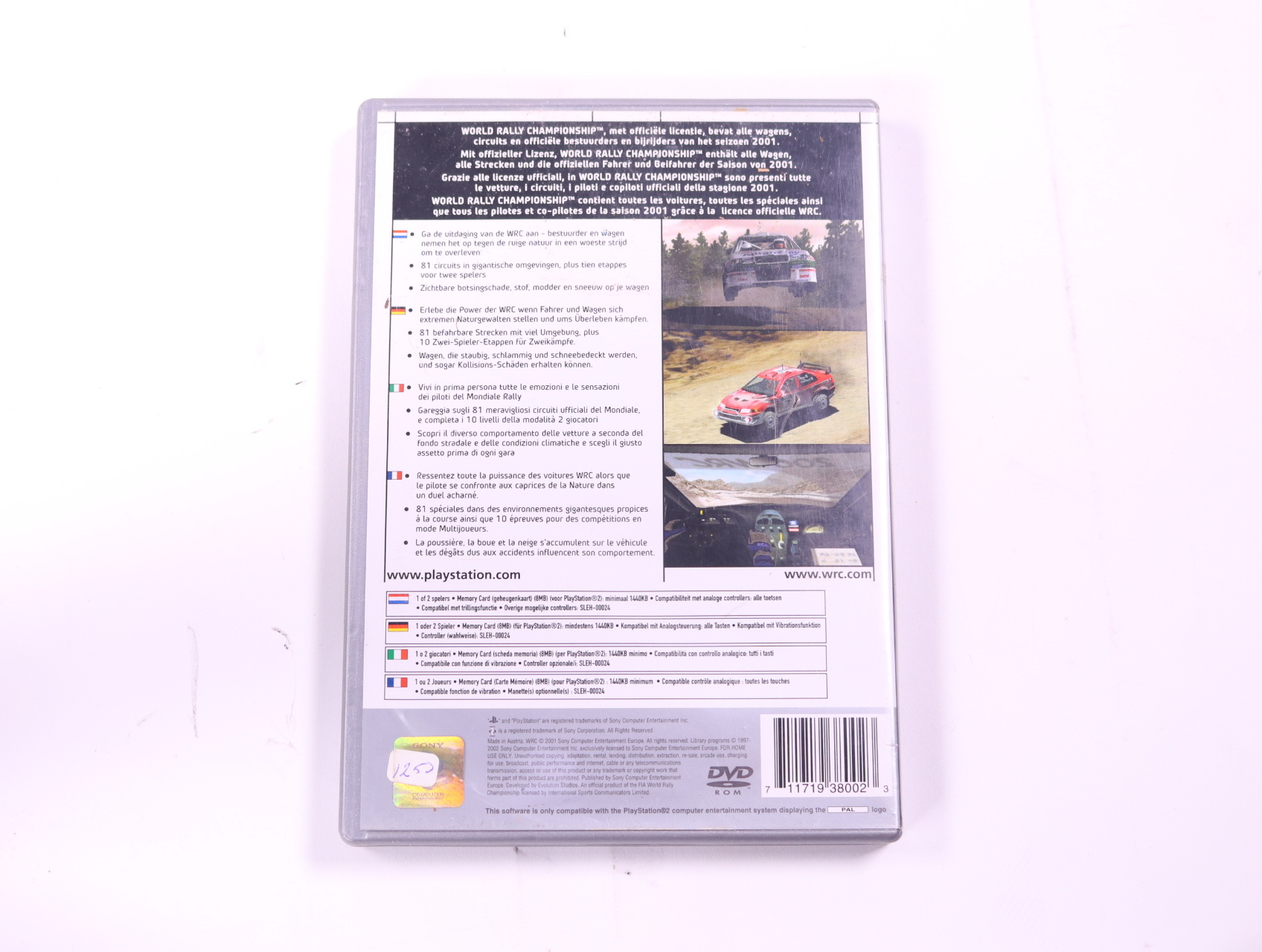 PlayStation 2 - World Rally Championship [Platinum] [No Manual] - productfoto 2