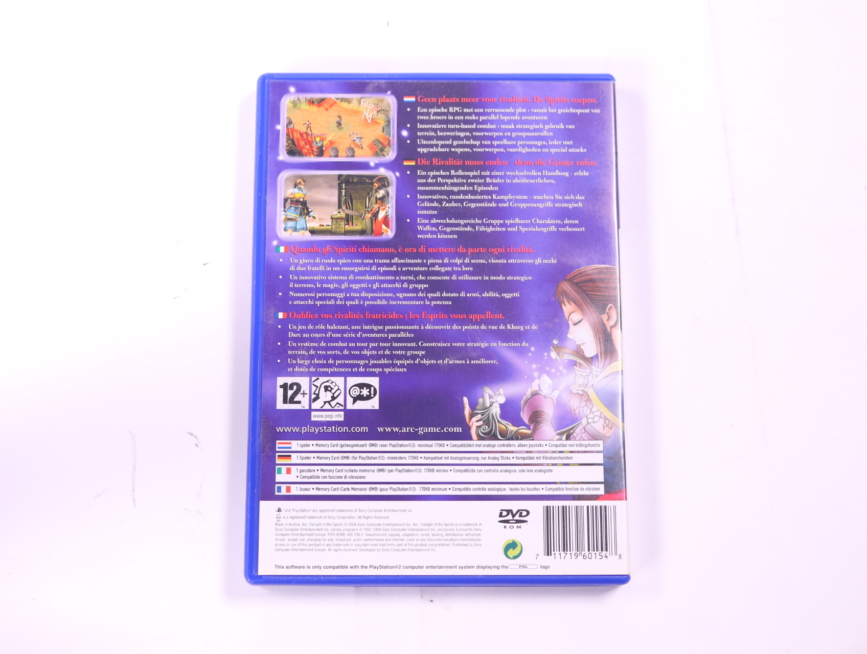 PlayStation 2 - Arc the Lad: Twilight of the Spirits - productfoto 2