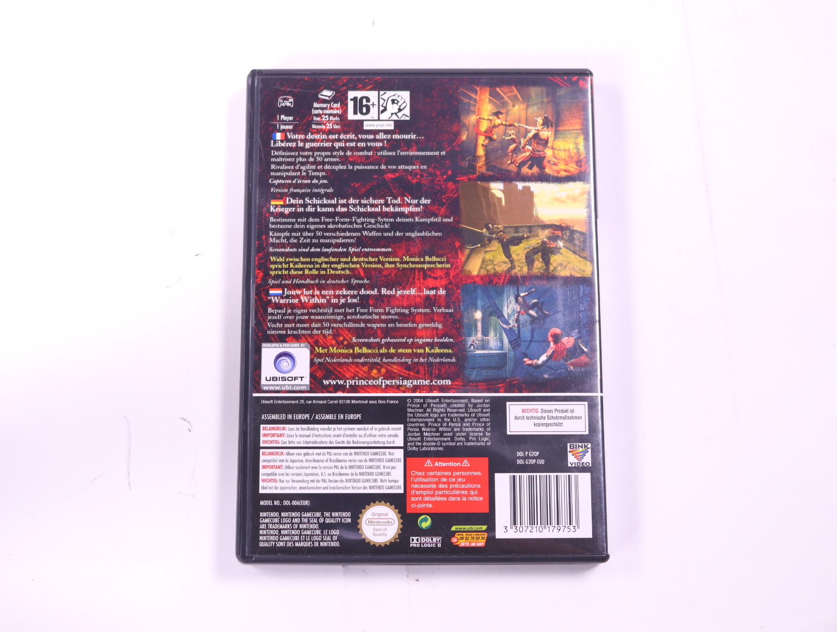 GameCube - Prince of Persia: Warrior Within - productfoto 2